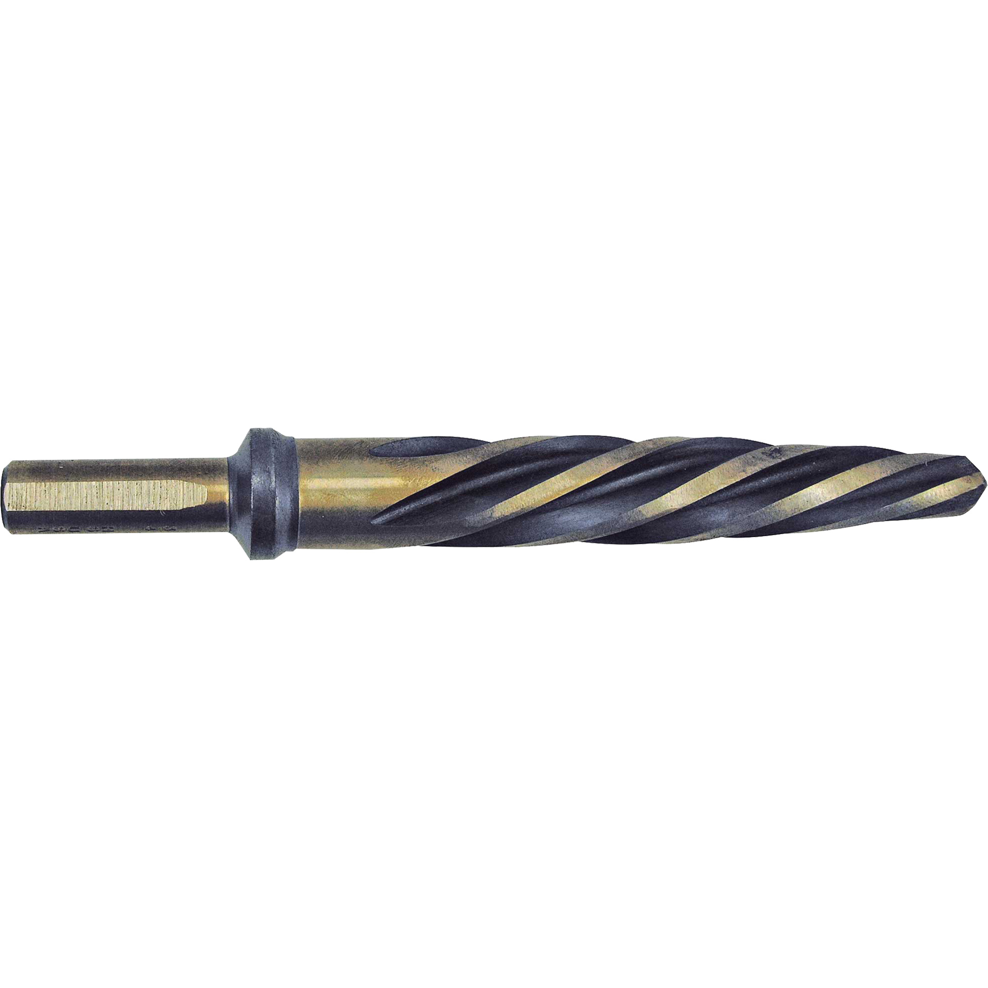 Alésoir pour automobile noir et or de première qualité Jet-KutMD, 3/4", Cannelure Spirale, Acier rapide, Tige 3 méplats