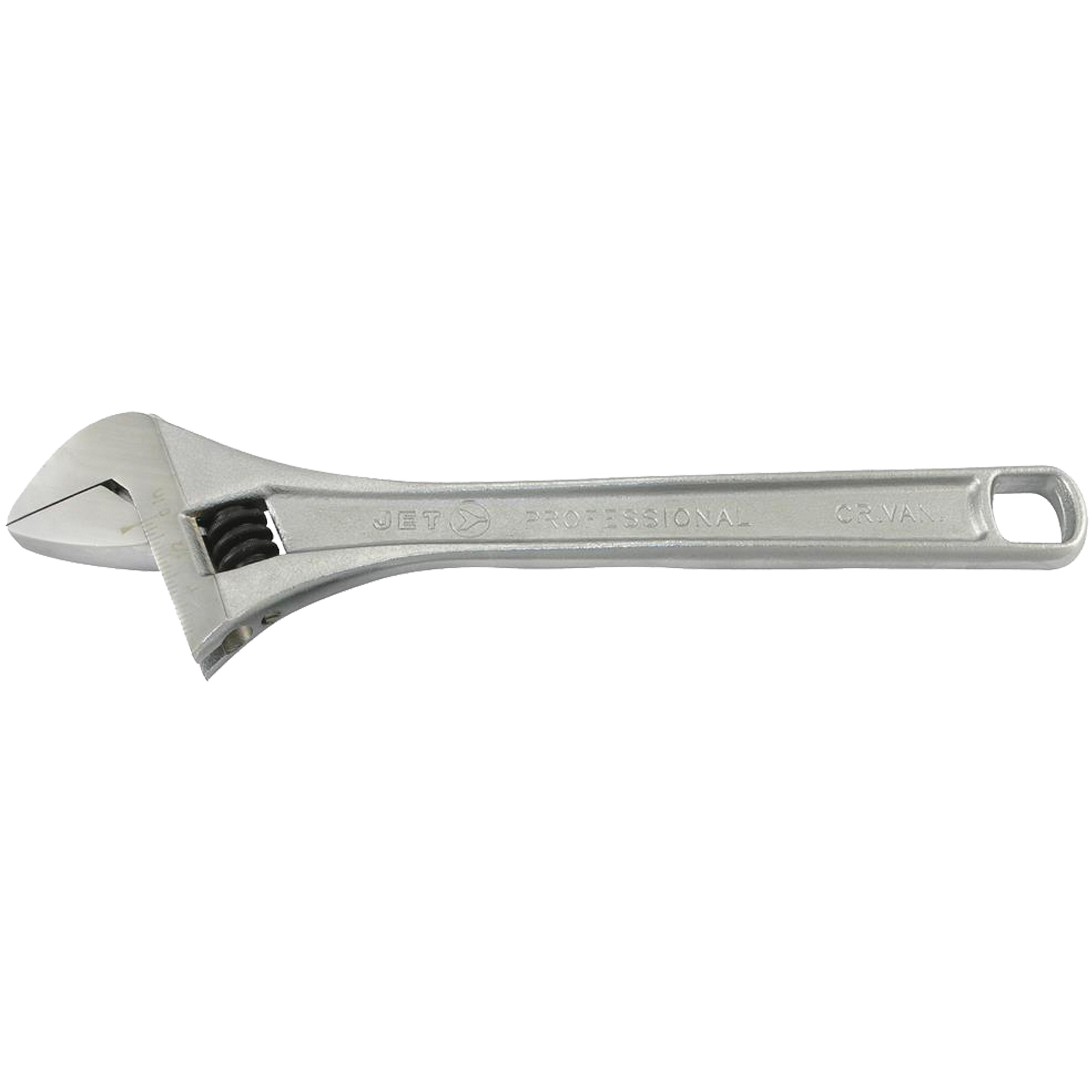 AWP-15 Clé à molette professionnelle ultra-robuste, 15" lo, la max. 2", Chrome