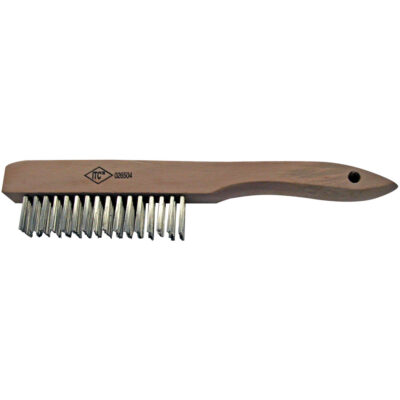 Brosse à récurer, Acier inoxydable, 4 x 16 rangs de fils