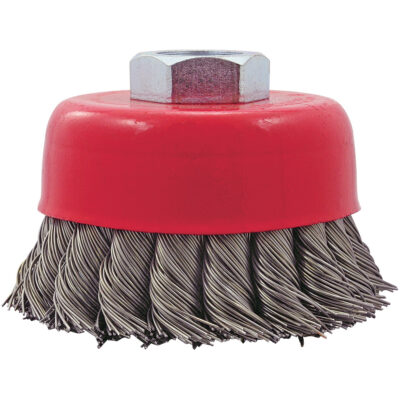 CK3201T Brosse fils noués torsadés, 3" dia. x 5/8"-11 arbre