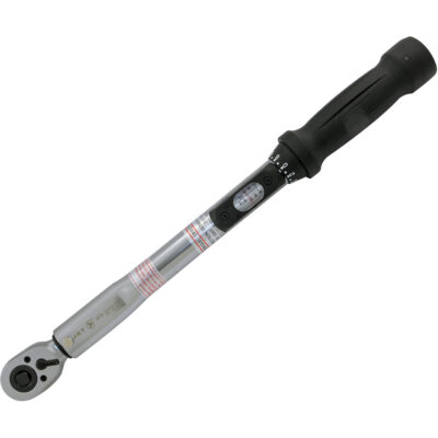 Clé dynamométrique à tête fine pour usage intensif, À cliquer, Entraînement 3/8" carré, 10 - 80 lb-pi