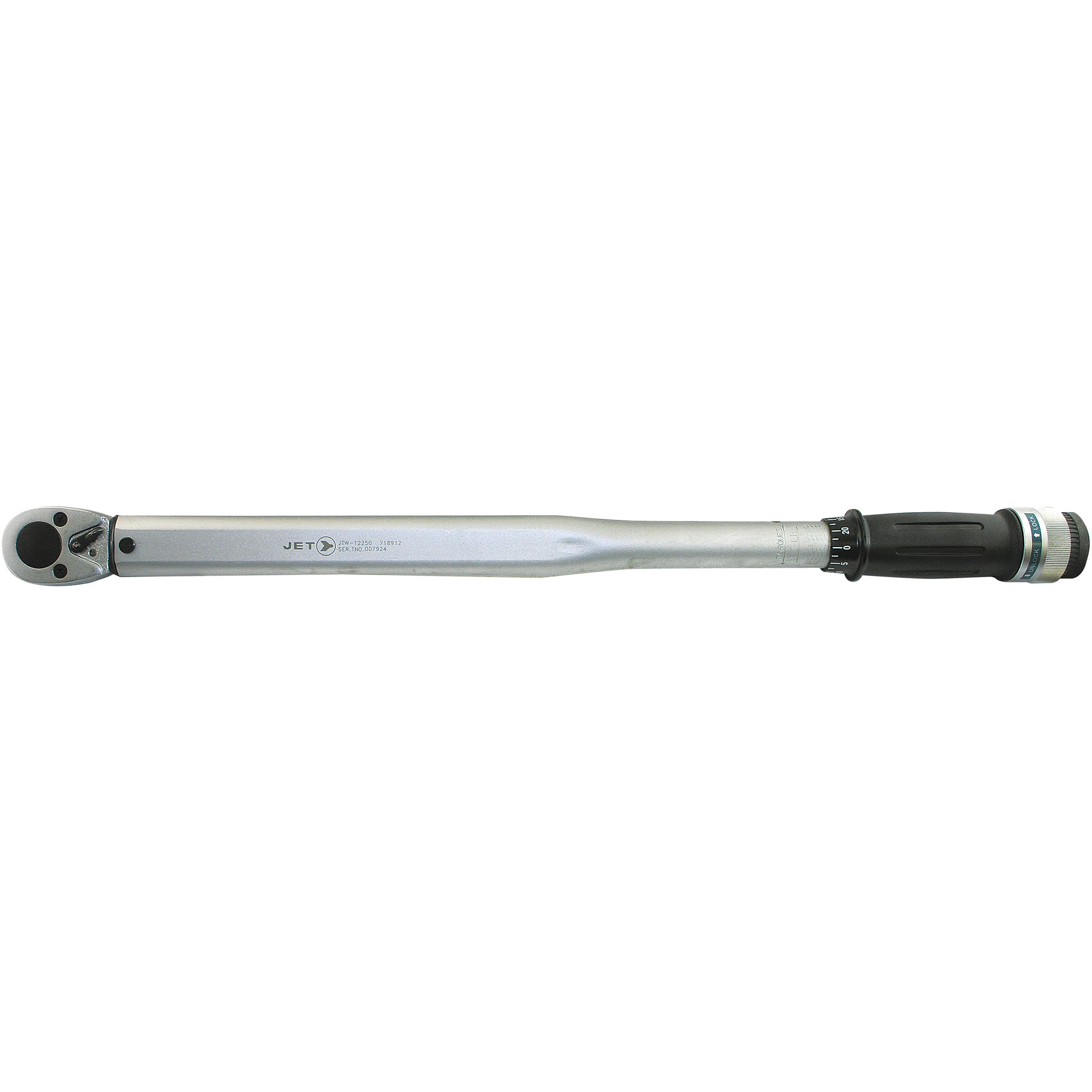 Clé dynamométrique JTW-12250, À cliquer, Entraînement 1/2" carré, 50 - 250 lb-pi