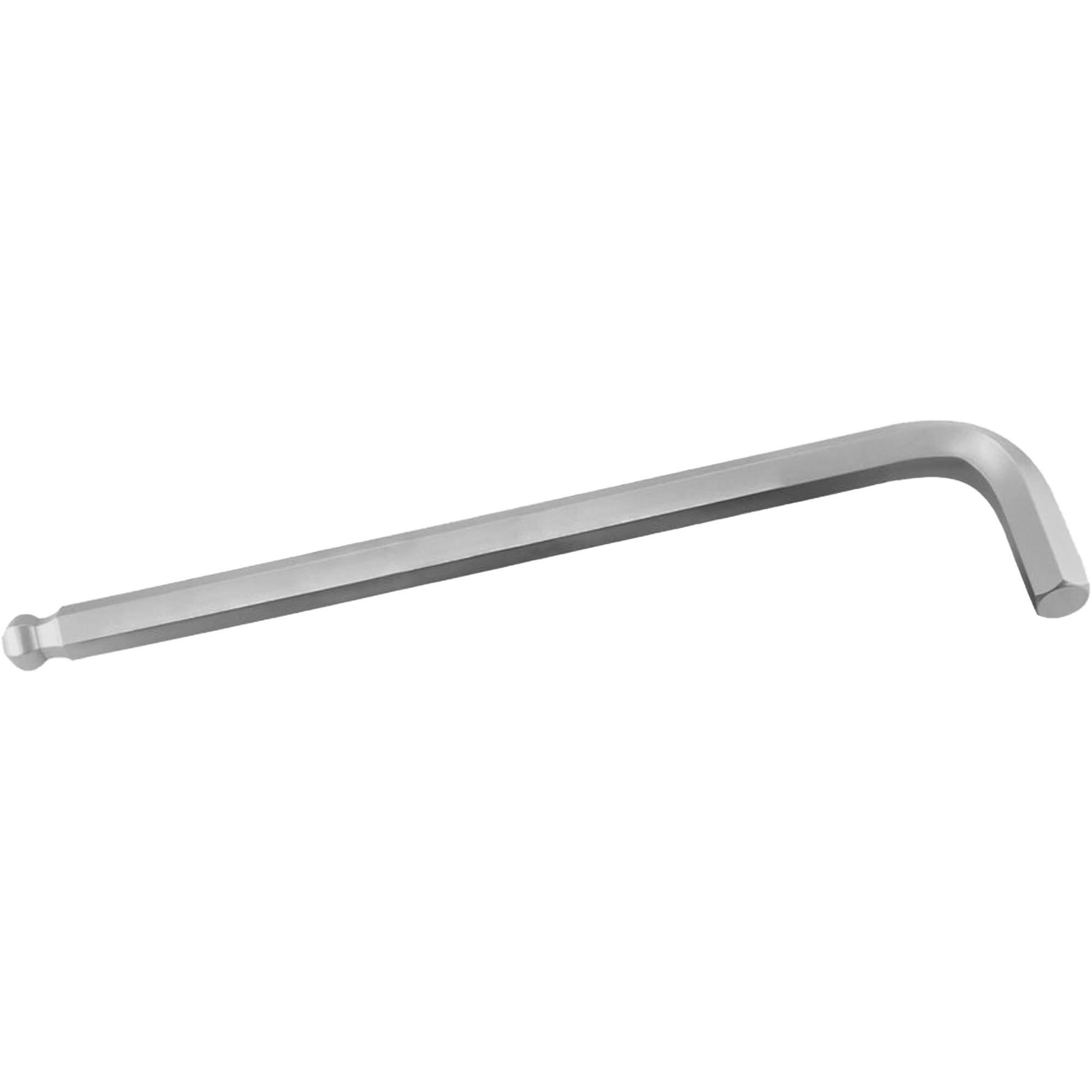 Clé hexagonale à bras long, embout Sphérique, 4 mm x Forme en L