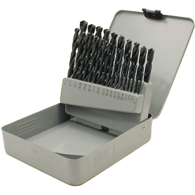 Coffret de forets en oxyde noir JET-KUTMD, 29 morceaux, Acier rapide