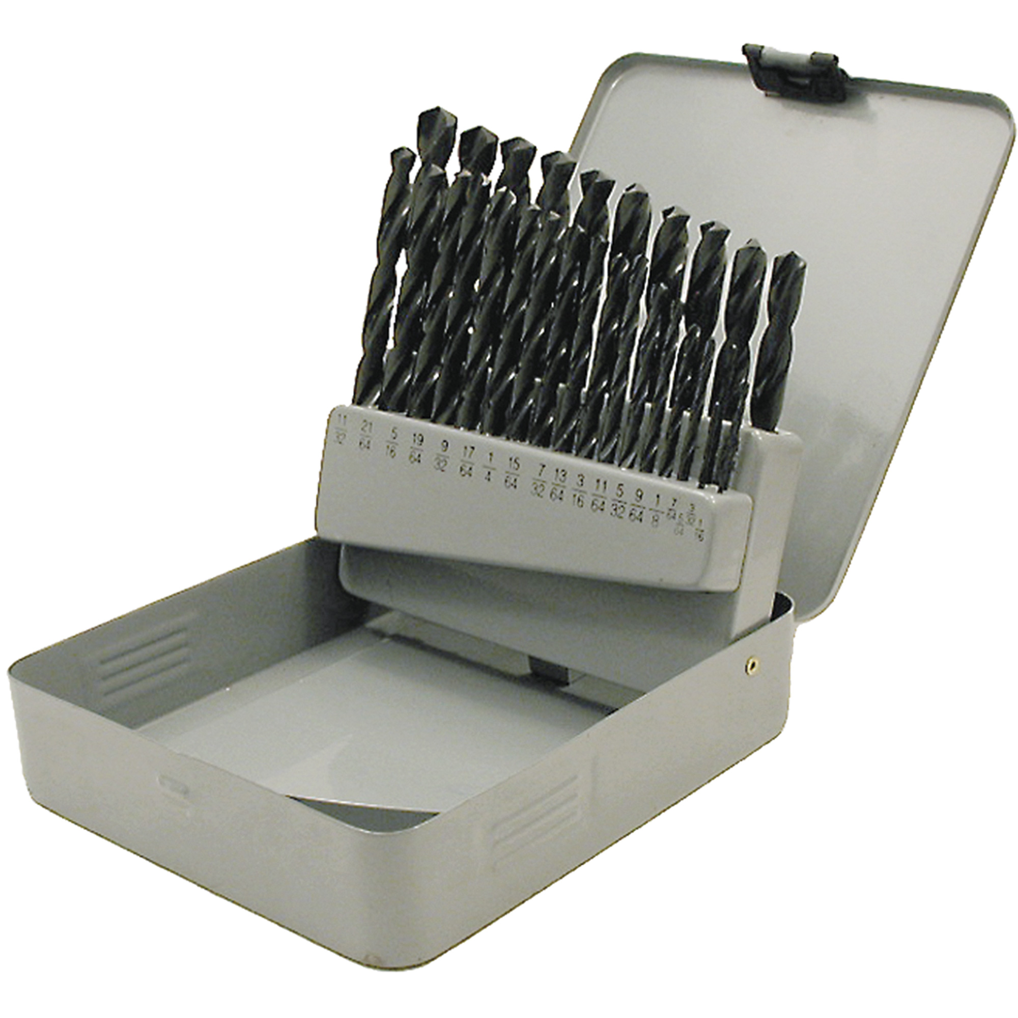 Coffret de forets en oxyde noir JET-KUTMD, 29 morceaux, Acier rapide
