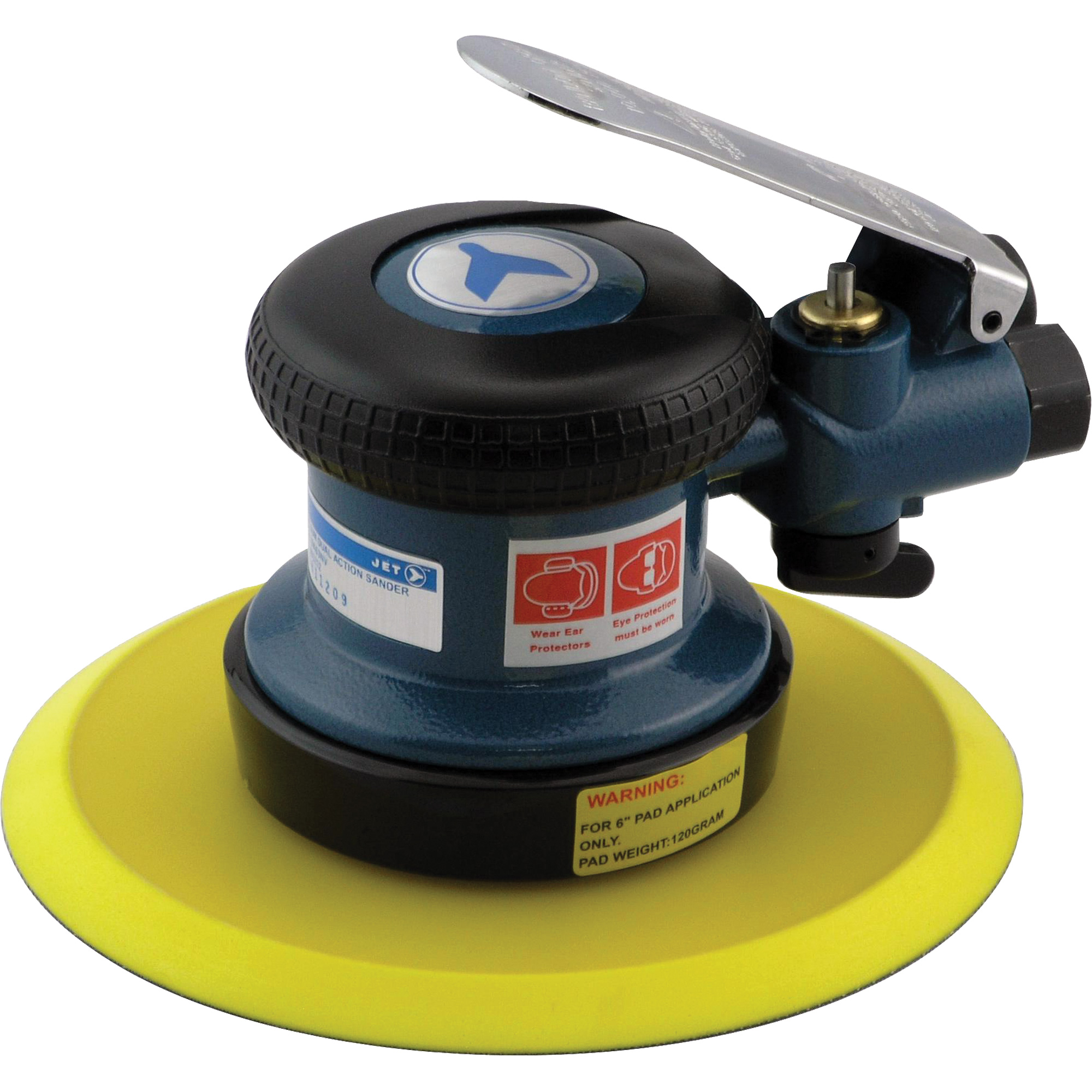 DA63NV Ponceuse orbitale à double action non récupératrice à usage intensif, Dia 6", Entrée 1/4" NPT, 10000 Tr/min