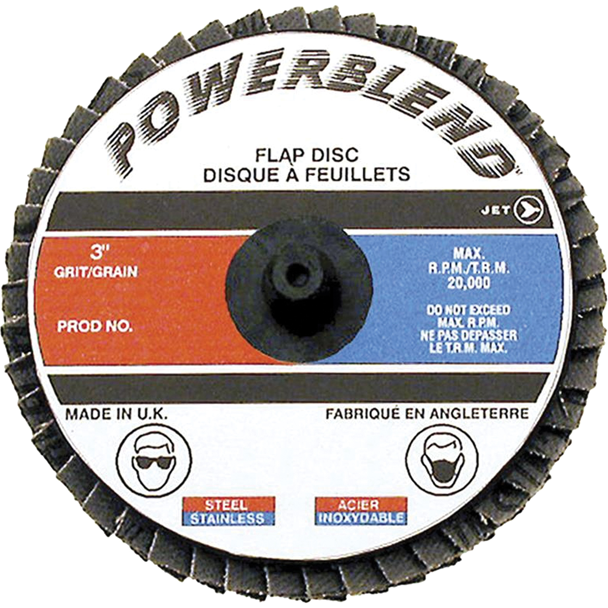 Disque à lamelles à rouler Powerblend, 2" x Grain Z40