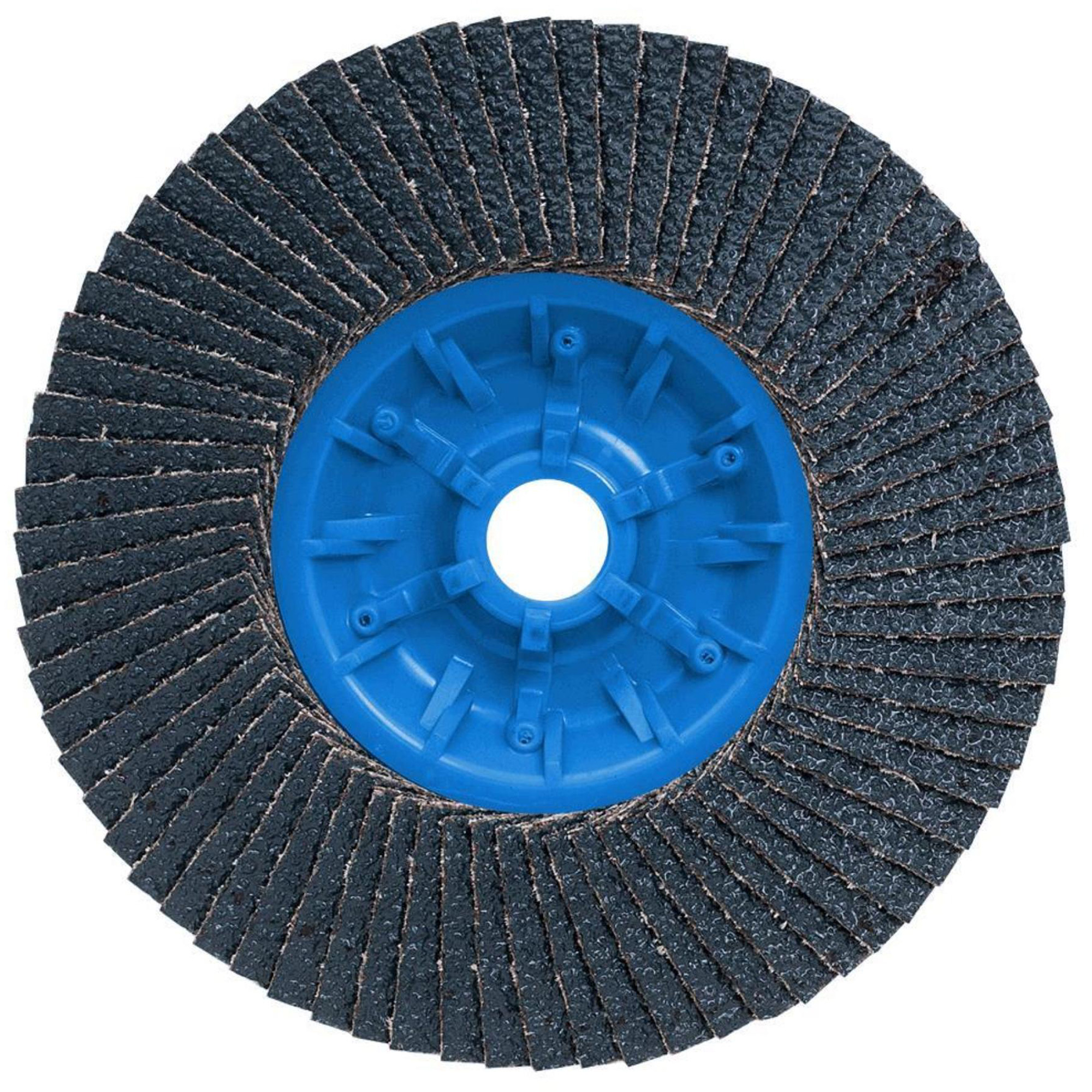 Disque à lamelles POWERBLEND TRM QC, 5" x 5/8"-11, Type 27, Grain Z40, Alumine de zirconium