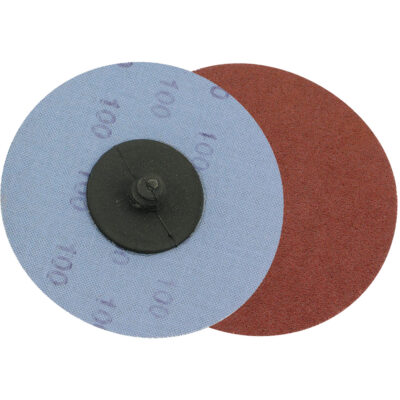Disque de ponçage à support en tissu, 3" dia., Grain A50, Oxyde d'aluminium