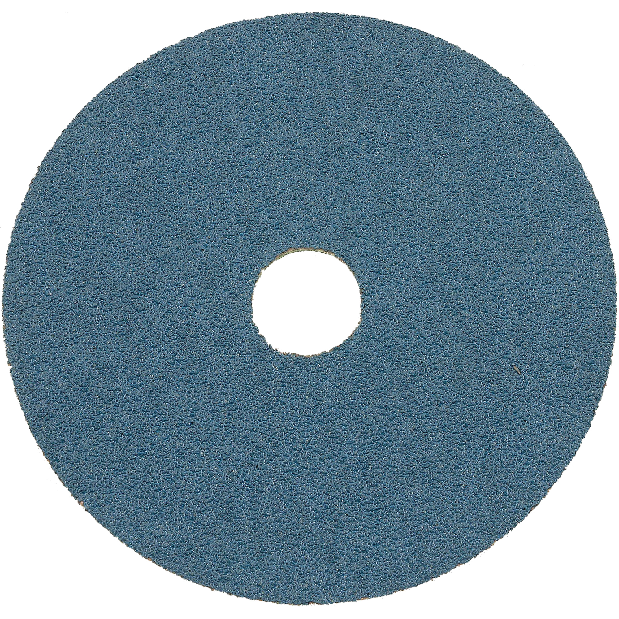 Disque de ponçage en fibre de résine, 7" dia., Grain Z24, Alumine de zirconium