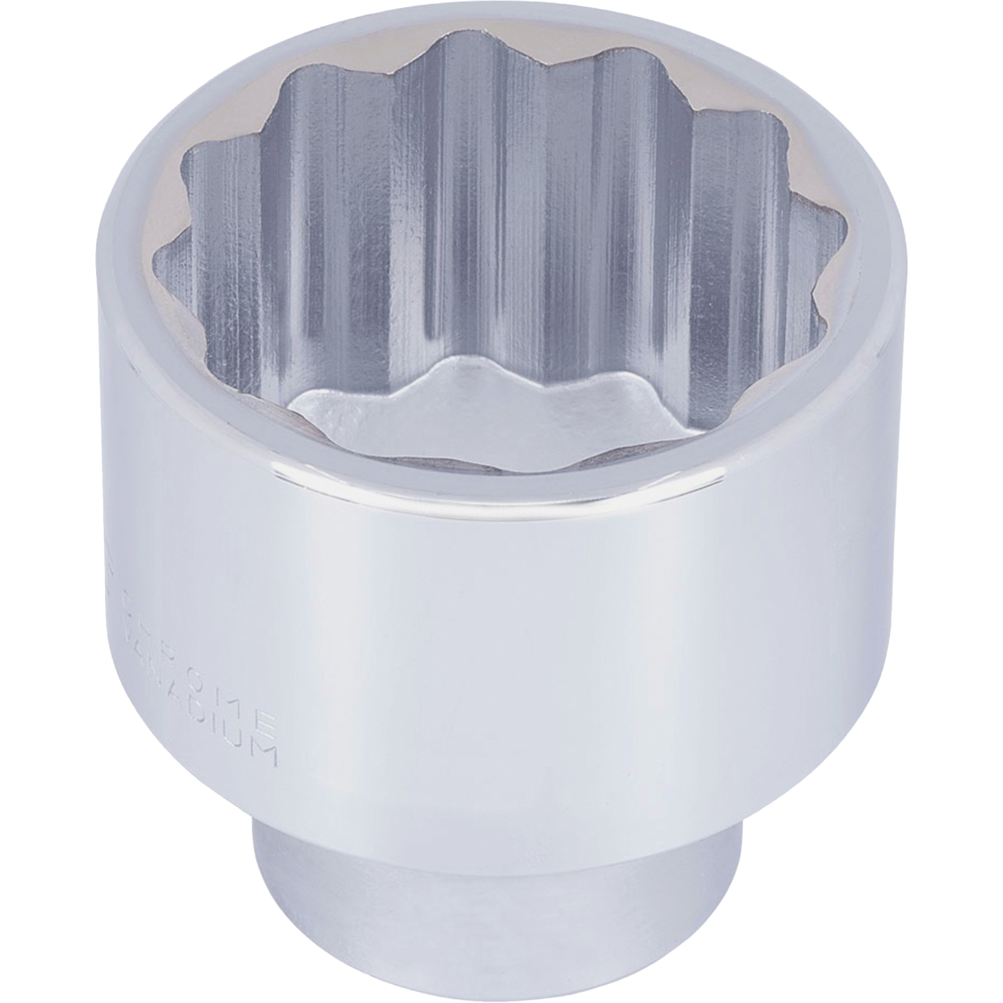 Douille chromée, 2-5/8", Prise 1", 12 pans