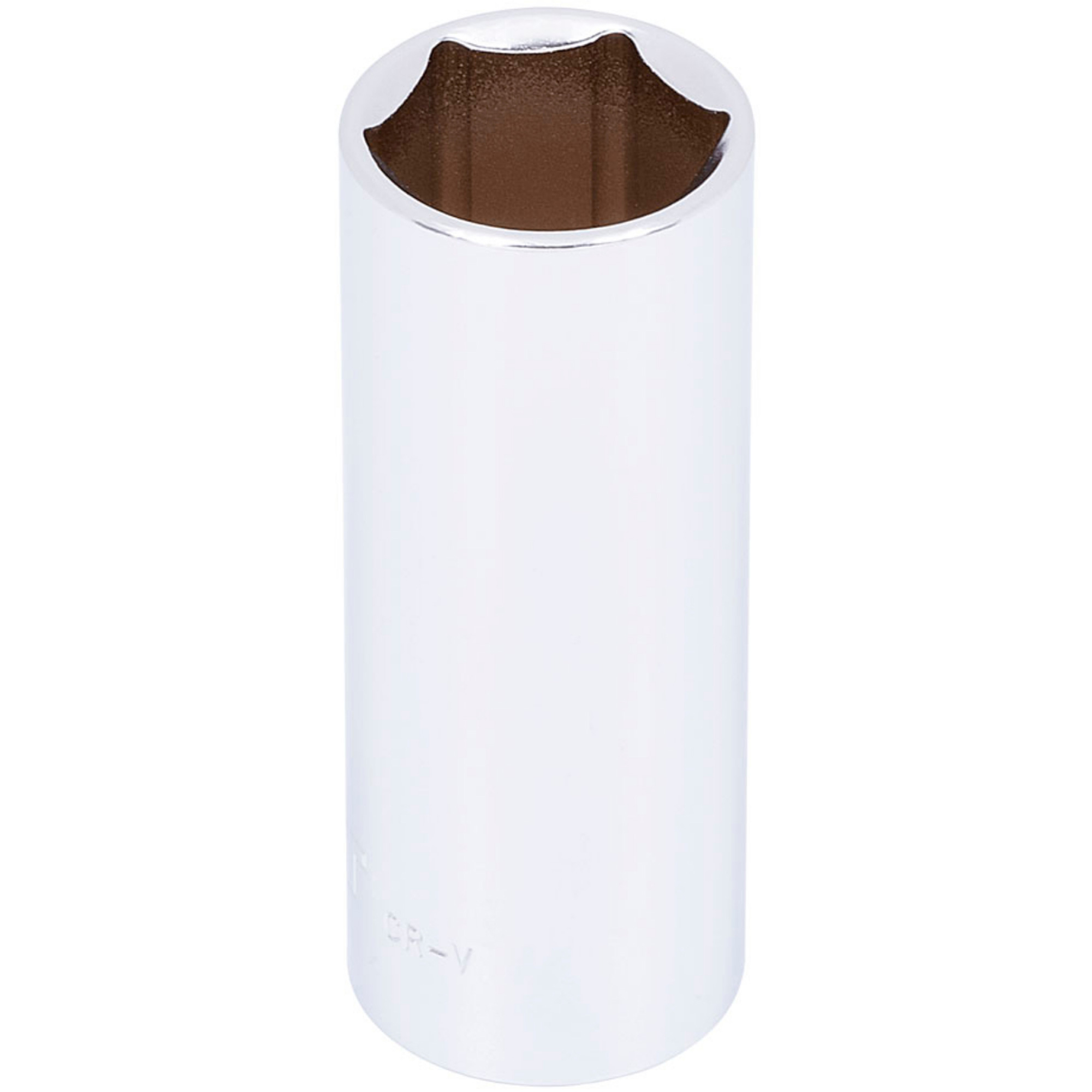 Douille chromée, Chocs/Puissance, 1-1/8", Prise 1/2", 6 pans, Profond