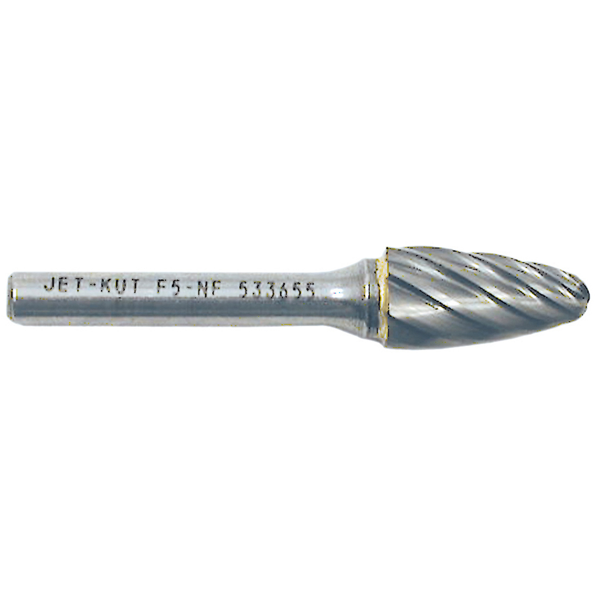 Fraise à bout rond F5-NF 1/4" pour aluminium/matériaux non ferreux, 1/2" dia.