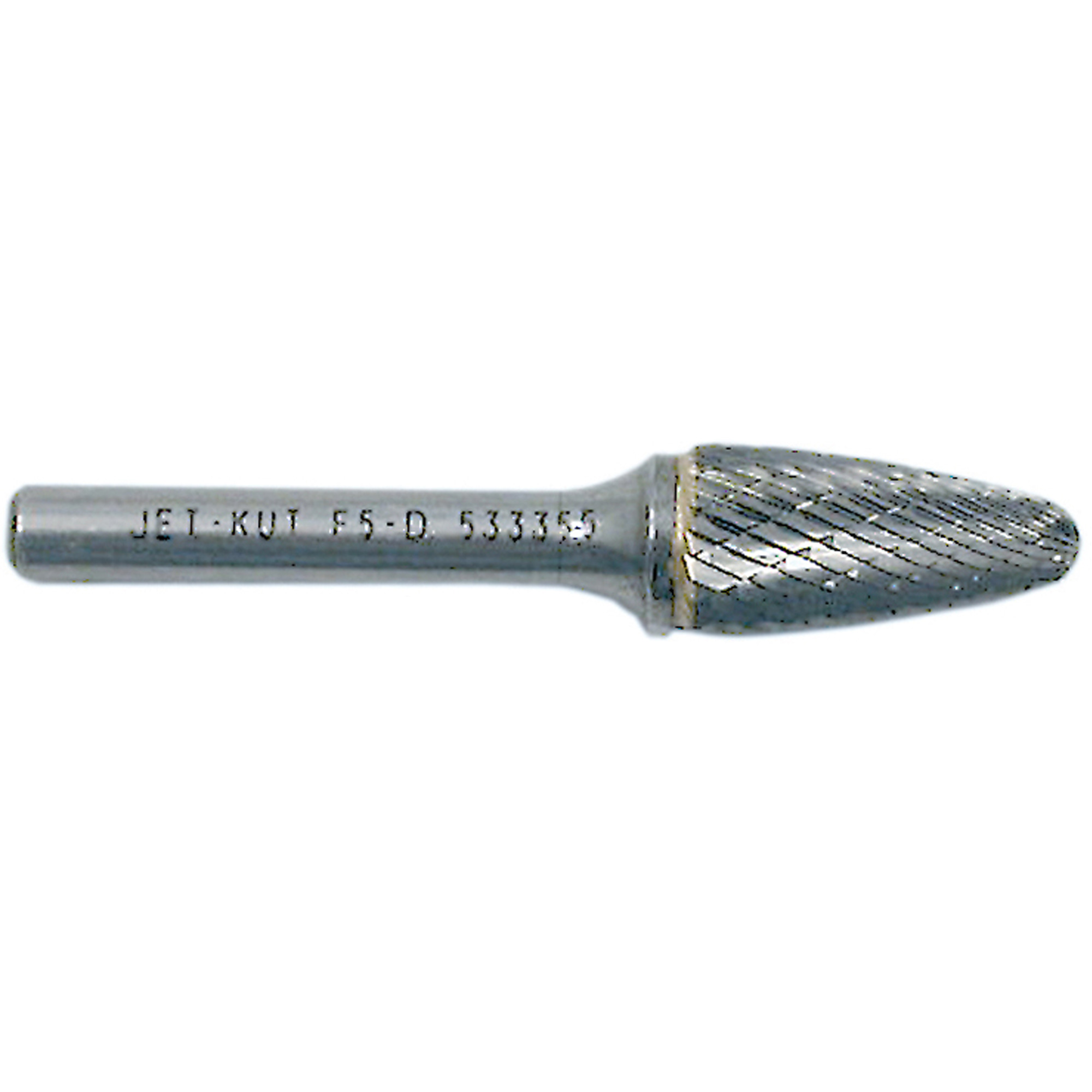 Fraise arboriforme avec extrémité arrondie F1-D JET-KUTMD, 1/4" dia., 5/8" profondeur de la coupe