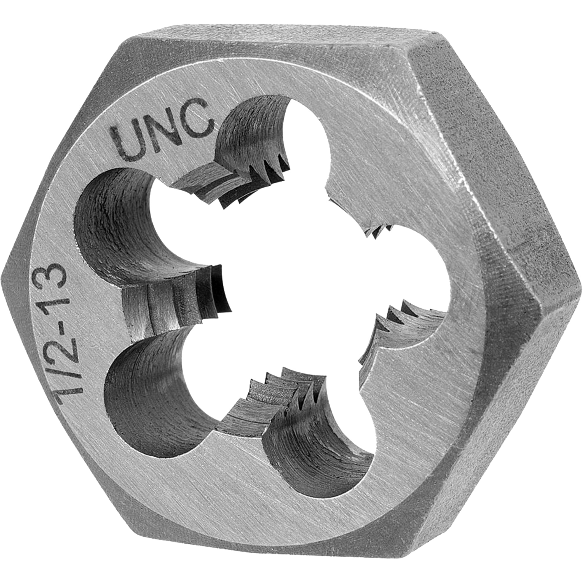 Fraise hexagonale SAE, dia. 1", Filet de 3/8"-16 NC, Acier allié