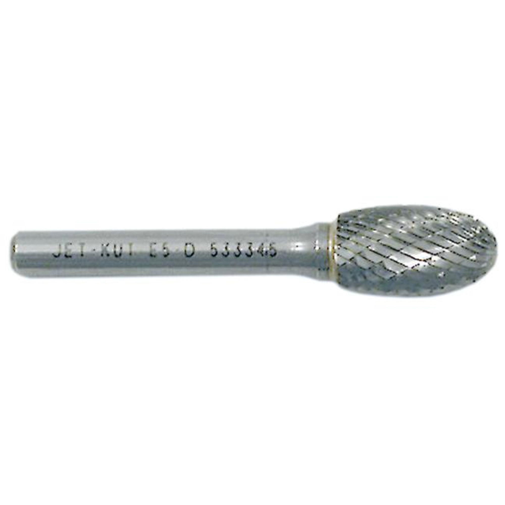 Fraise rotative de forme ovale, 1/2" dia., 1/4" Tige, 7/8" Prof. de la coupe