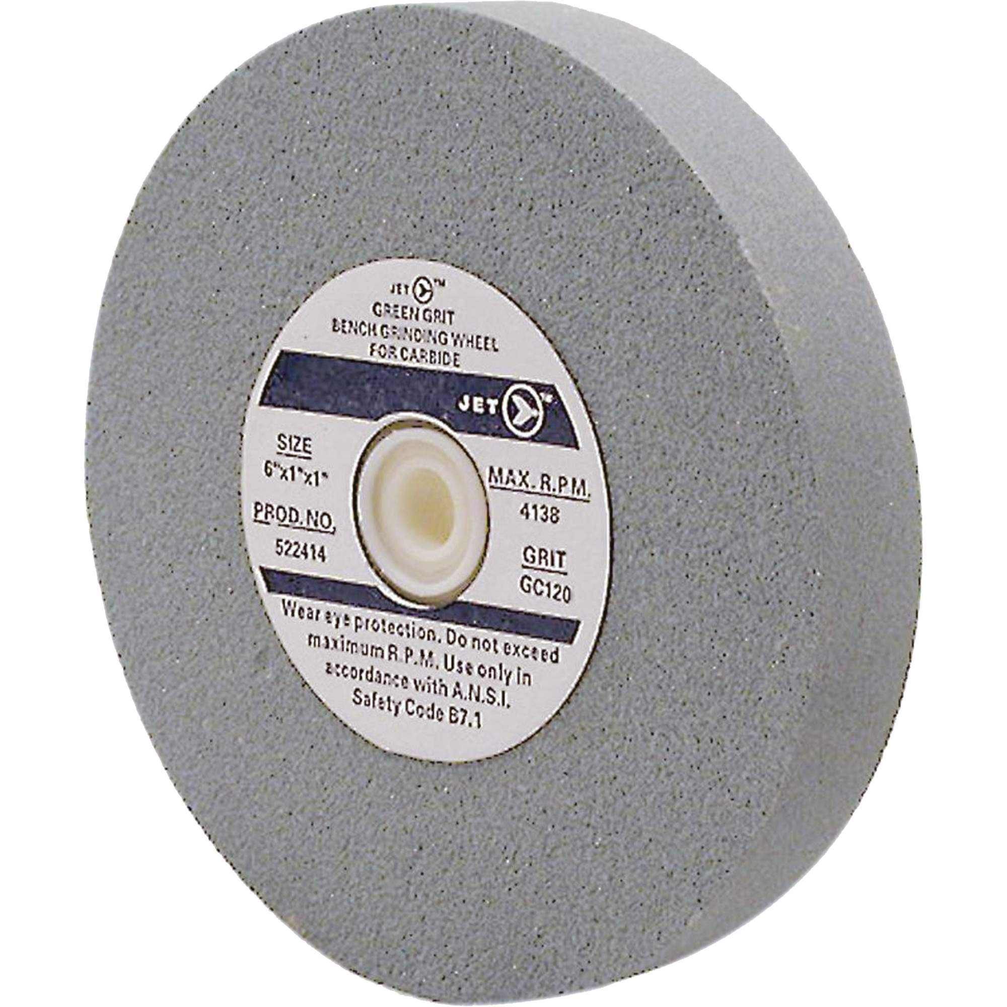 GC675M Meules pour rectifieuses d'établi, 6" x 3/4", Arbre 1", Carbure de silicium