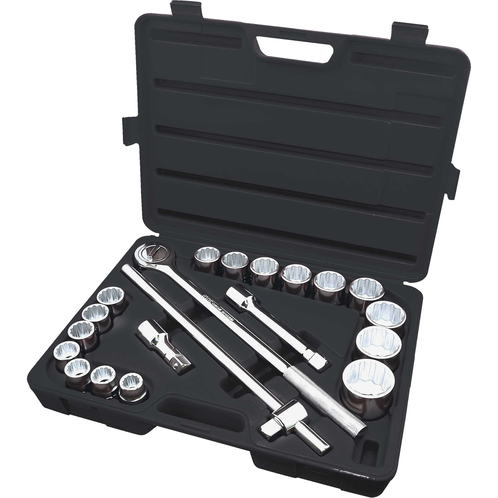 ISK-3421 Jeu de douilles SAE, 21 Mcx, Prise de 3/4"