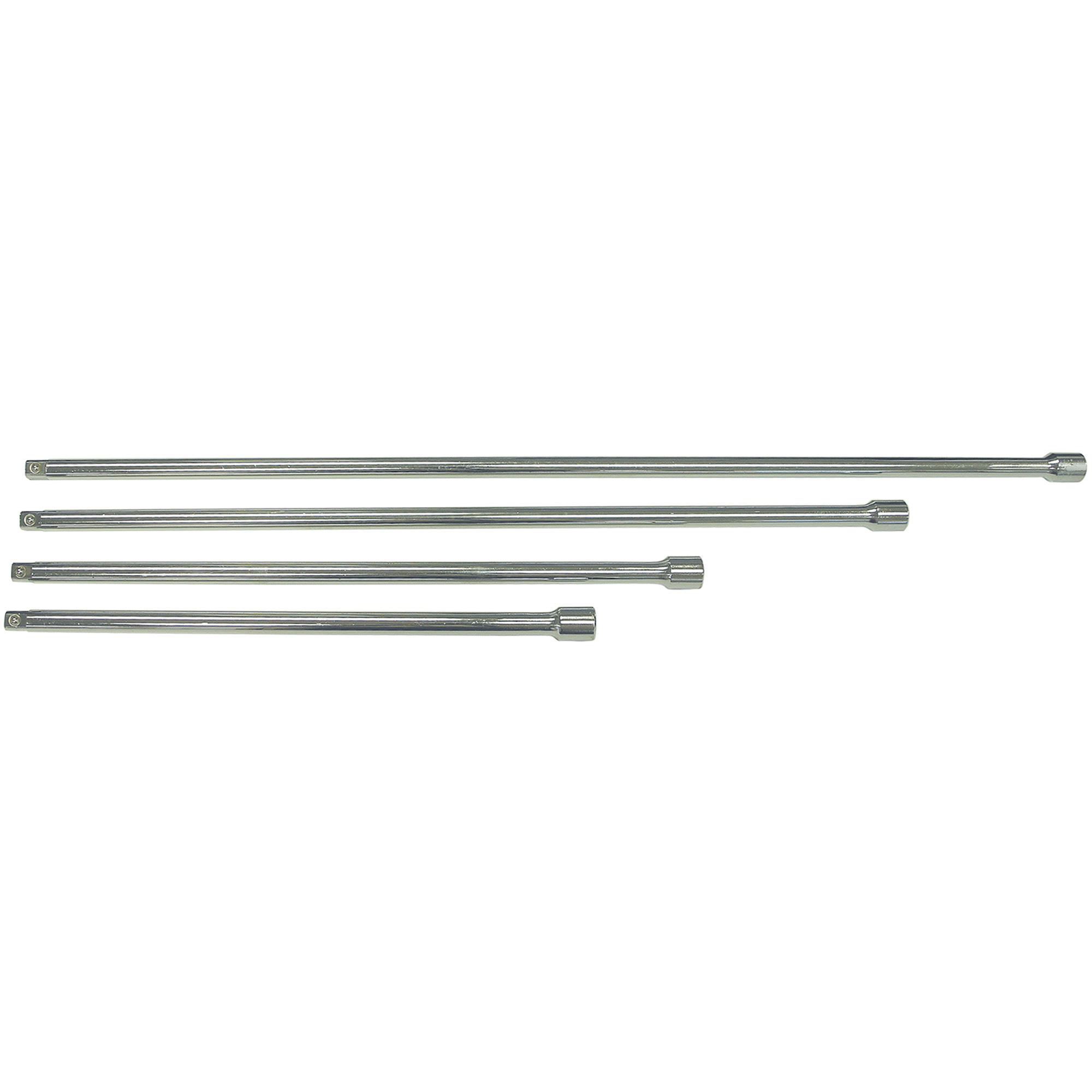 Jeu de barres rallonges SE12-4S, Prise de 1/2", Fini Chrome, 4 M
