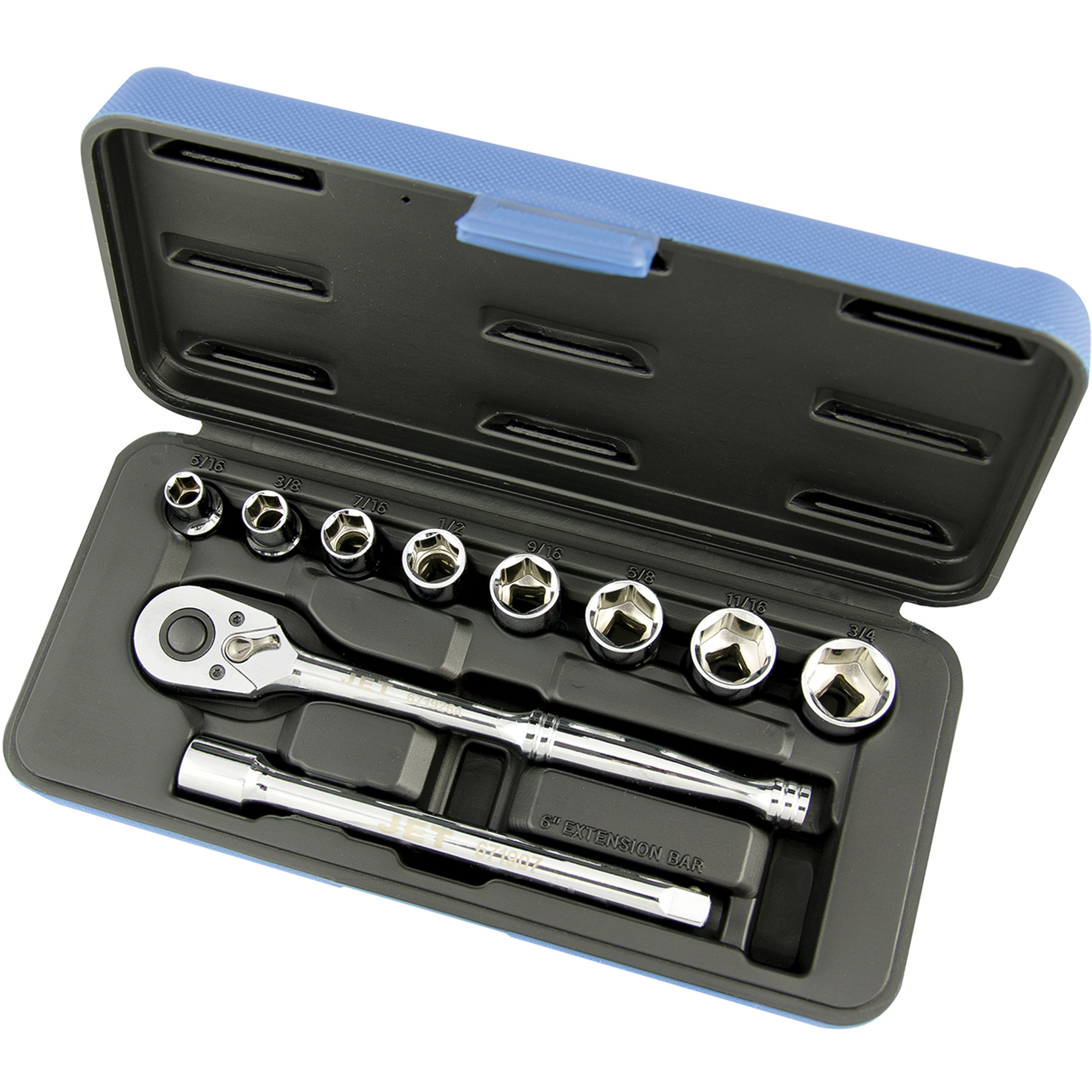 Jeu de clés à douilles SAE SW3811-6, 11 Mcx, Prise de 3/8"