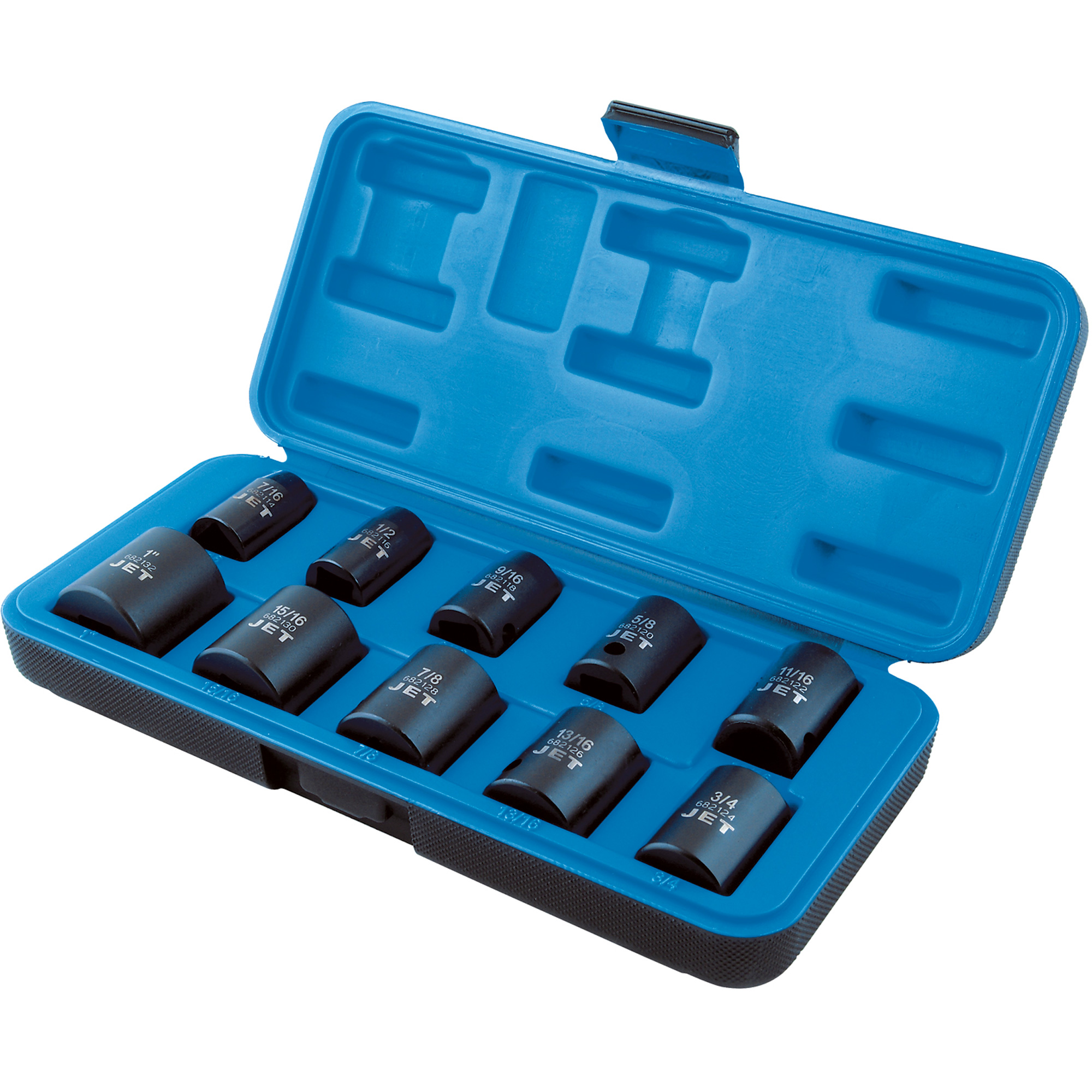 Jeu de douilles, 10 Mcx, Chocs, Prise de 1/2"