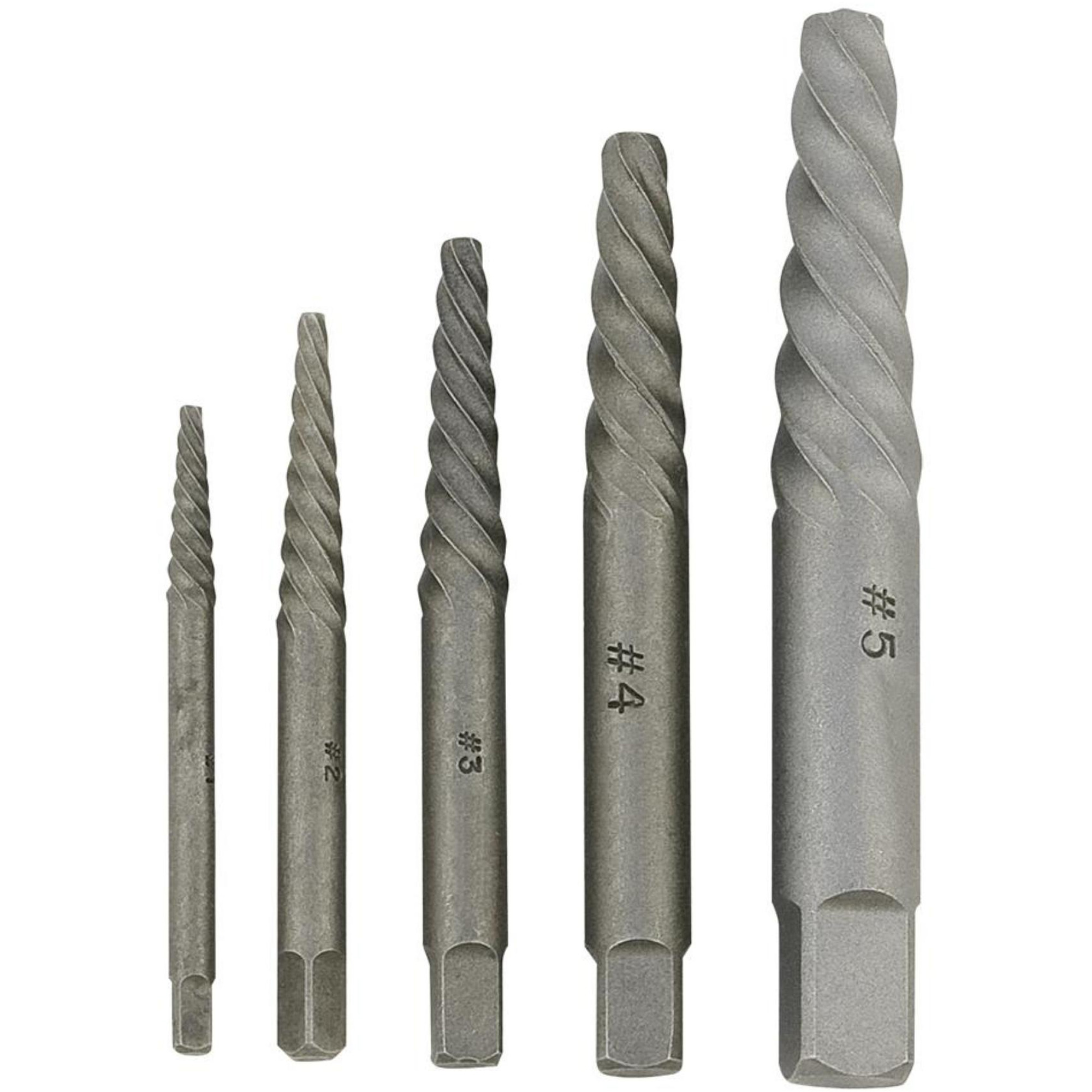 Jeu d'extracteurs de vis hélicoïdale JSSE-5S , Acier allié