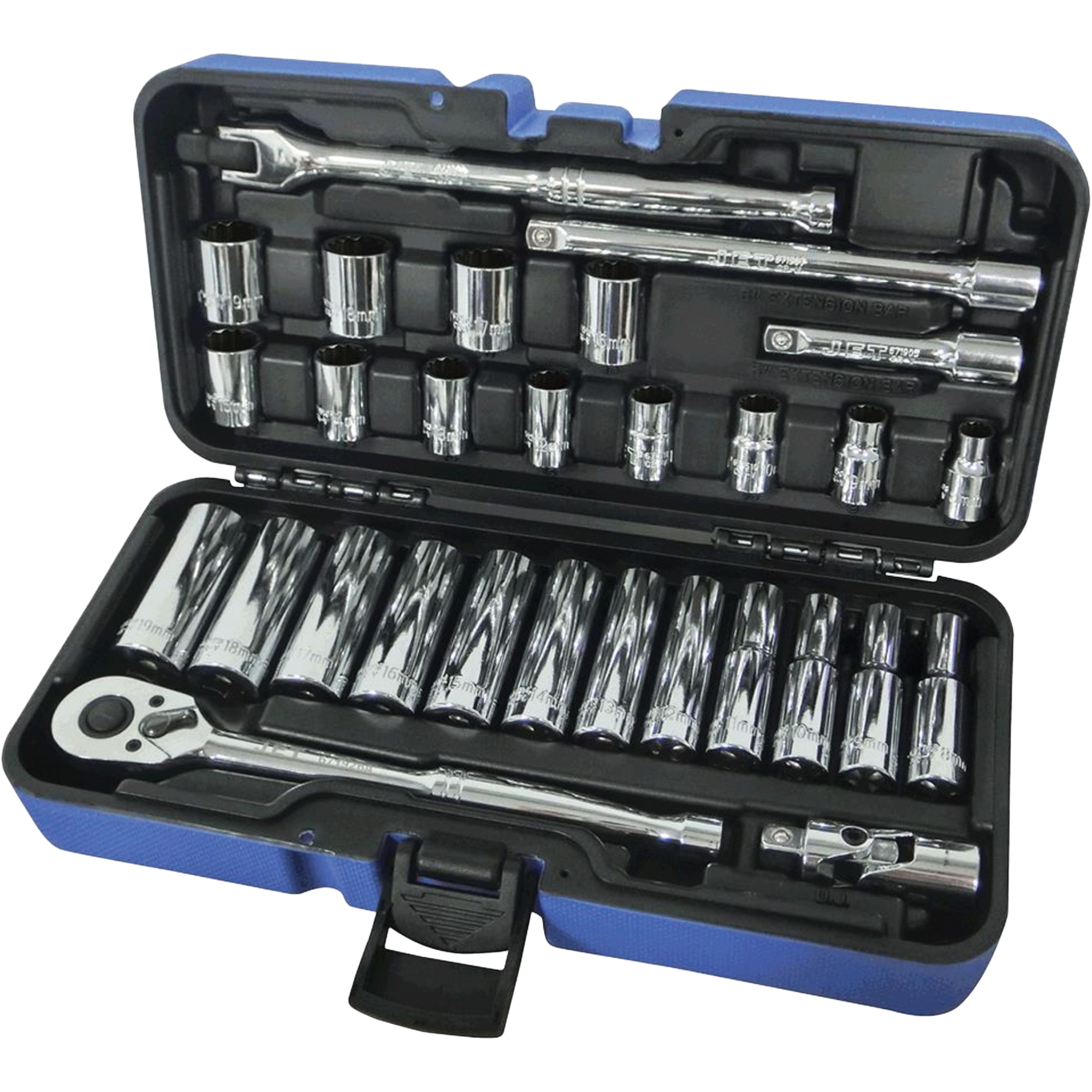 Jeux Rochets & douilles à 12 pans combinés, 30 Mcx, Prise de 3/8", Profond