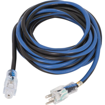 JLEC-1450S Rallonge de qualité professionnelle, Intérieur/extérieur, SJTOW, AWG 14, 15 A, 50'