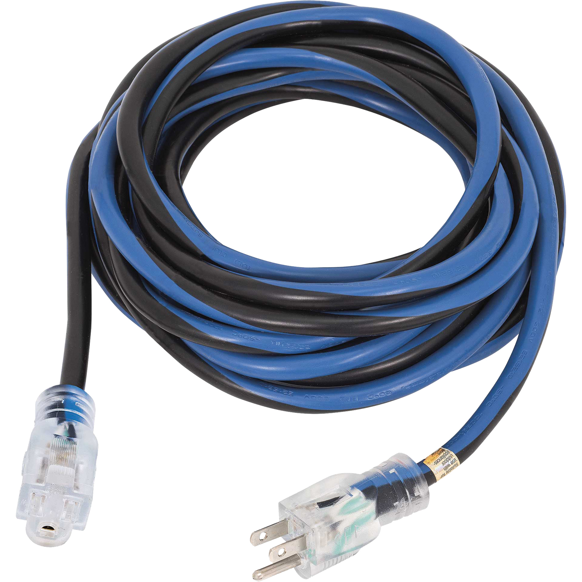 JLEC-1450S Rallonge de qualité professionnelle, Intérieur/extérieur, SJTOW, AWG 14, 15 A, 50'