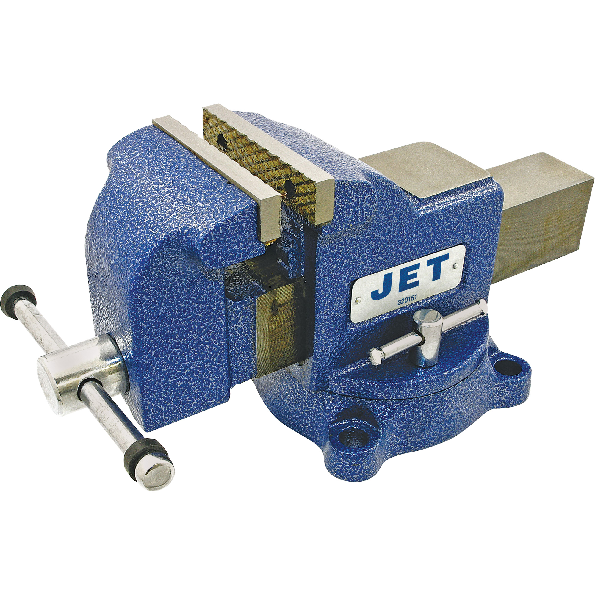 JSV-5HD Étau pour établi à base pivotante robuste, Largeur des mâchoires 5", Profondeur de la gorge 3-3/4"