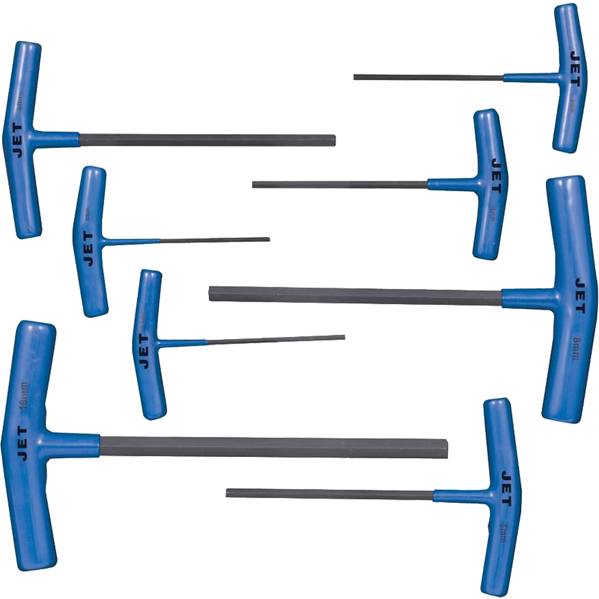 JTHK-8M Jeu de clés hexagonales avec manche en T, 8 mcx, Métrique/TorxMD