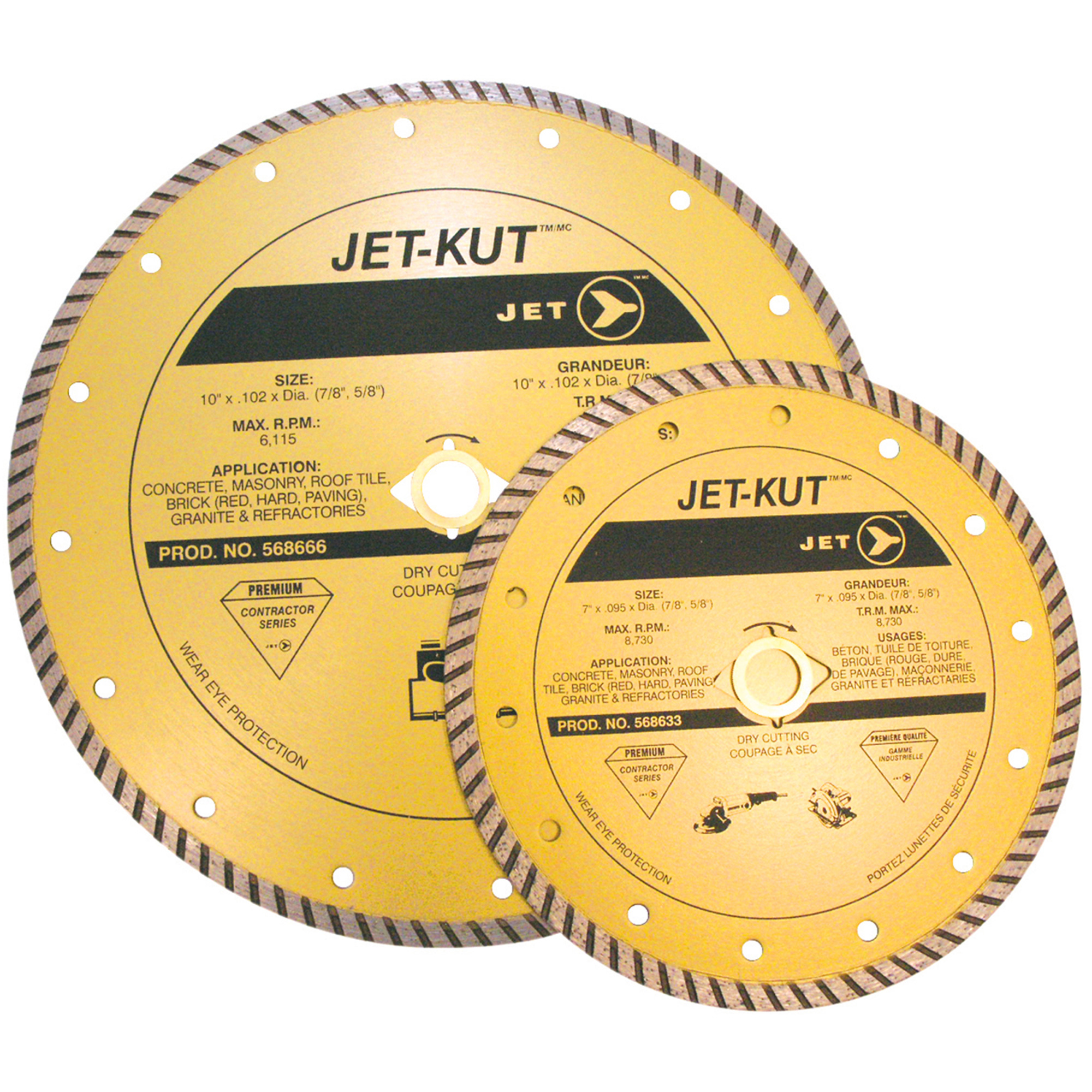 Lame diamant Turbo de première qualité JET-KUT