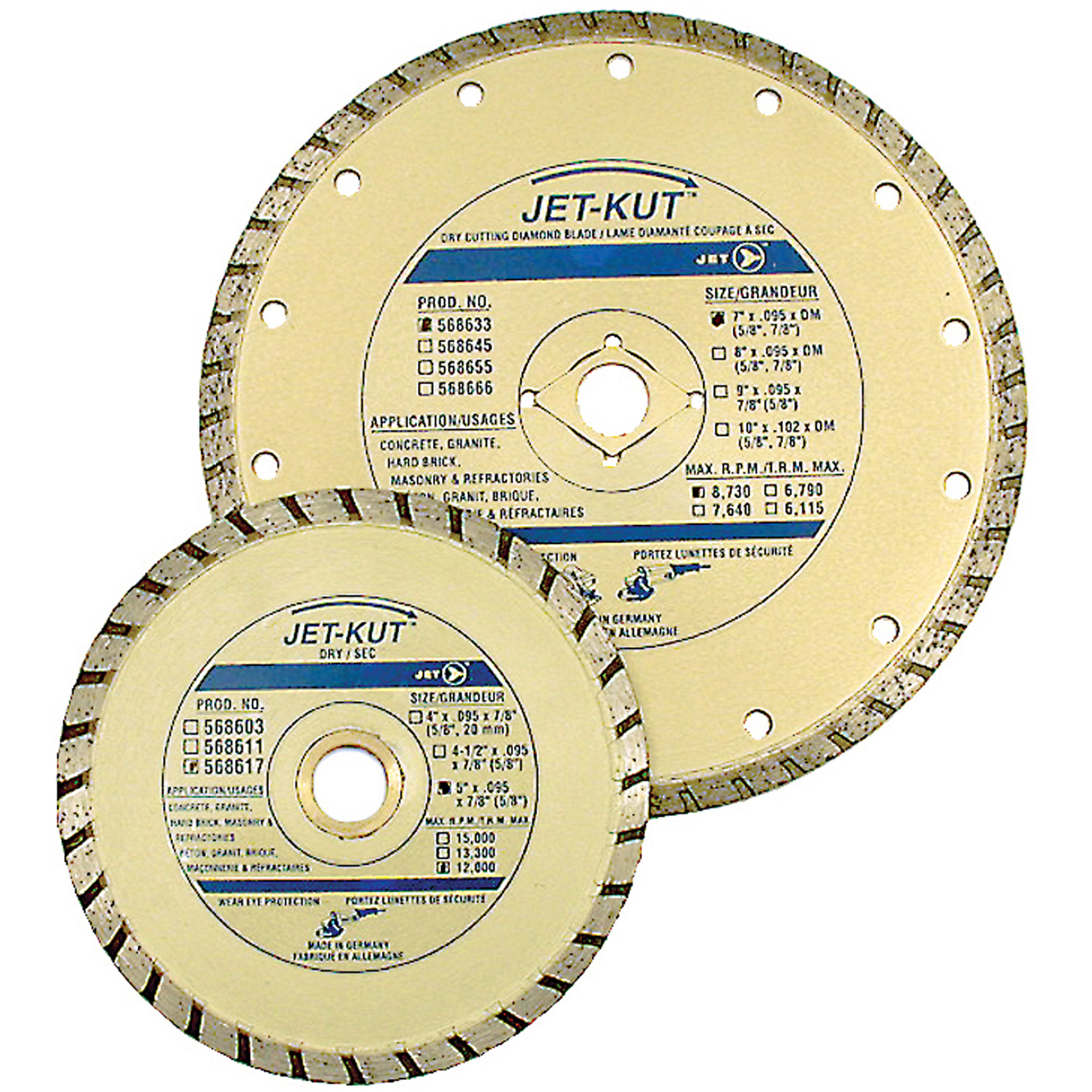 Lame diamant Turbo de première qualité JET-KUT