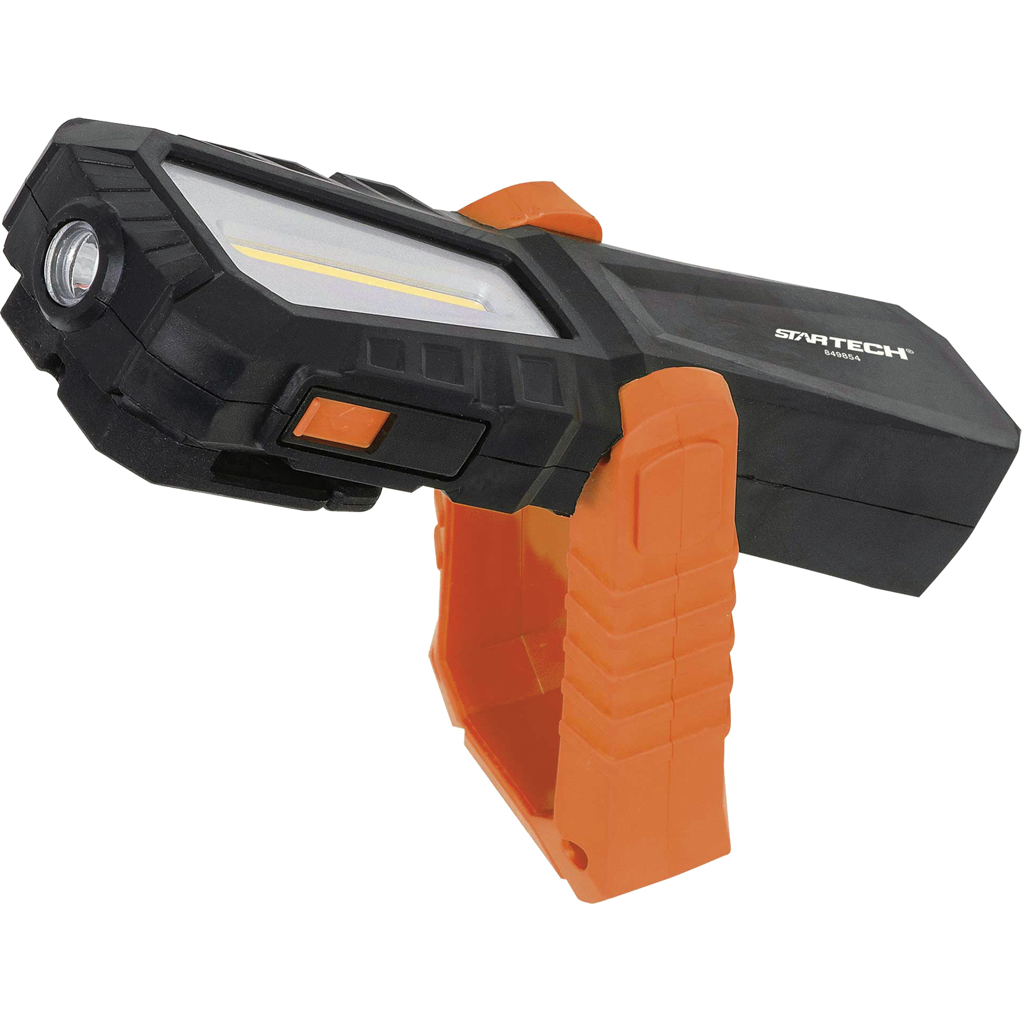 Lampe de travail COB rechargeable avec base pivotante magnétique, DEL, 240 lumens, Boîtier en Plastique