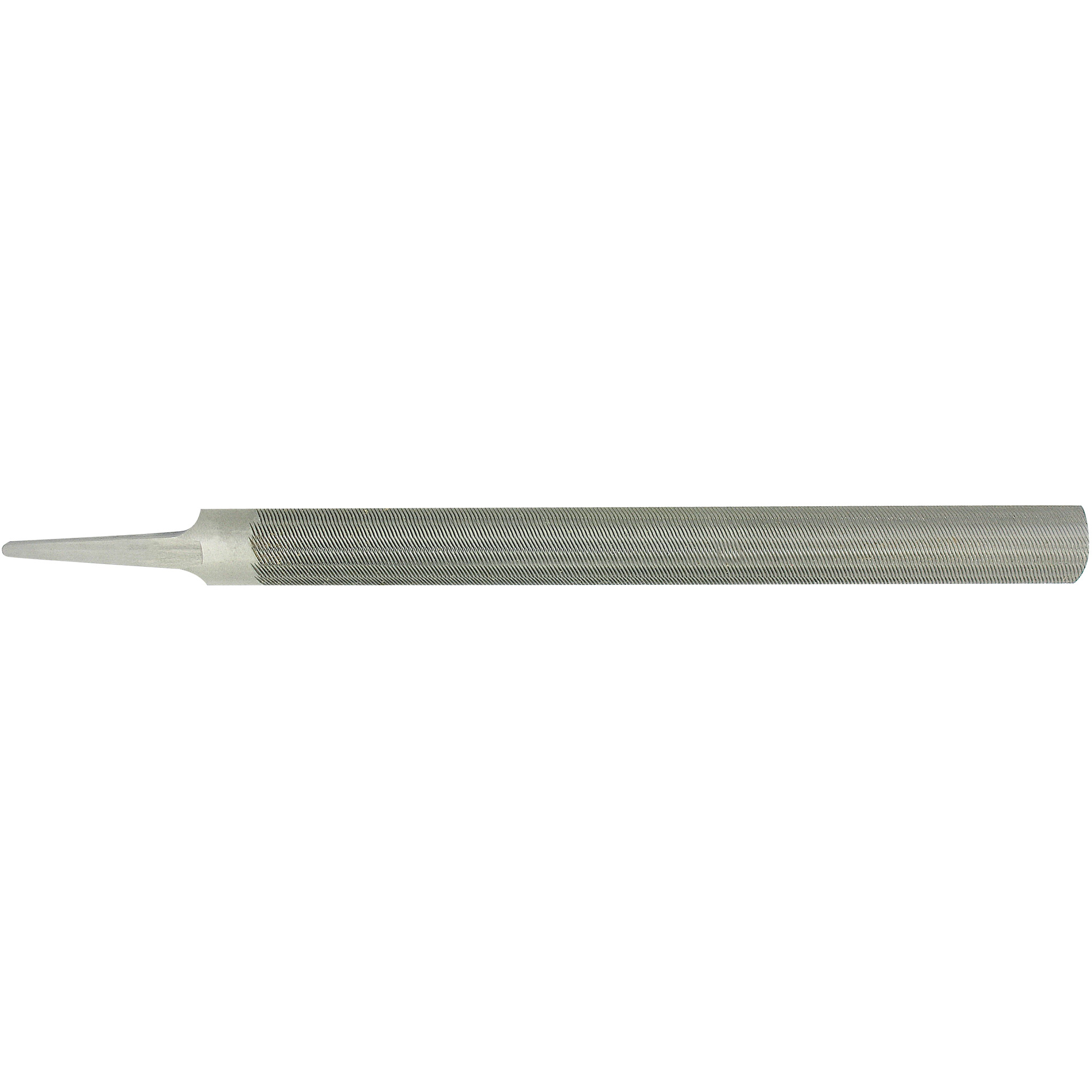 Lime pour pipeline, Demi-ronde, 14" l, Coupe Simple