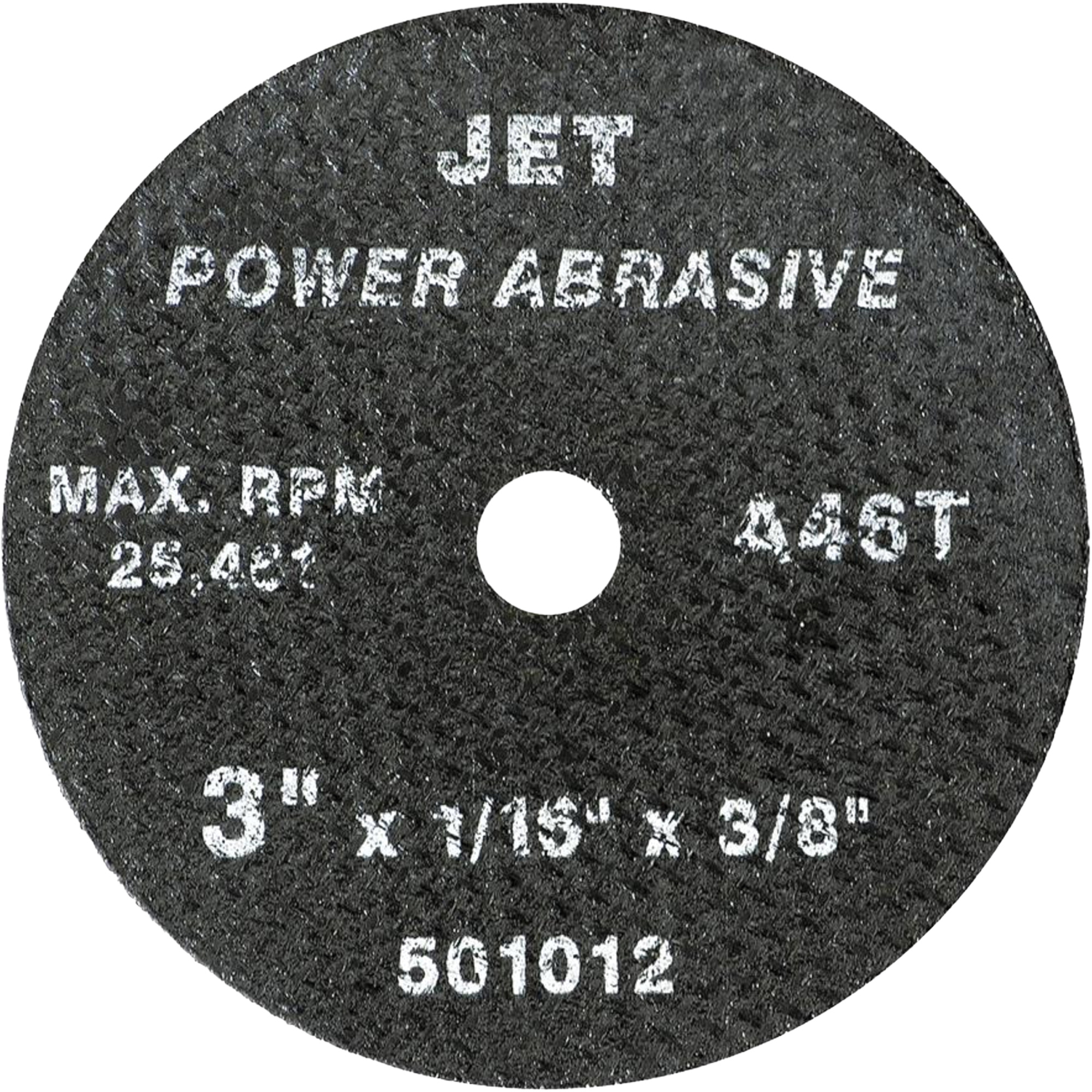 Meule à tronçonner Power abrasive A46T, 2" x 1/16", Arbre de 3/8", Type 1, 38 200 Tr/min