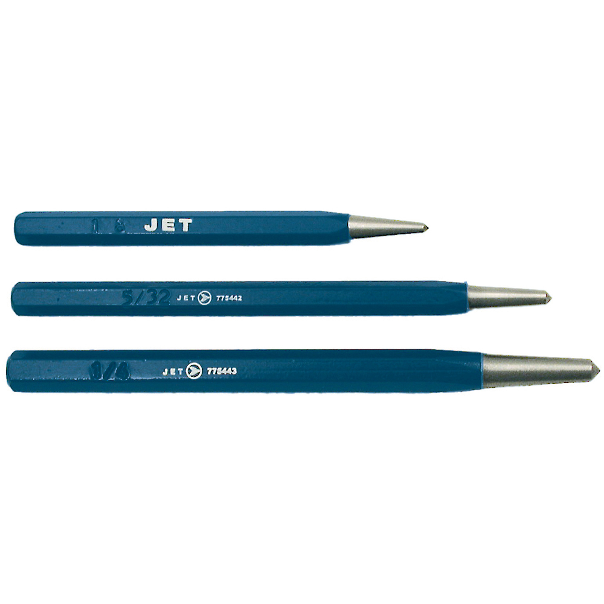 Pointeau centreur, 1/8" dia., 4-1/2" lo.