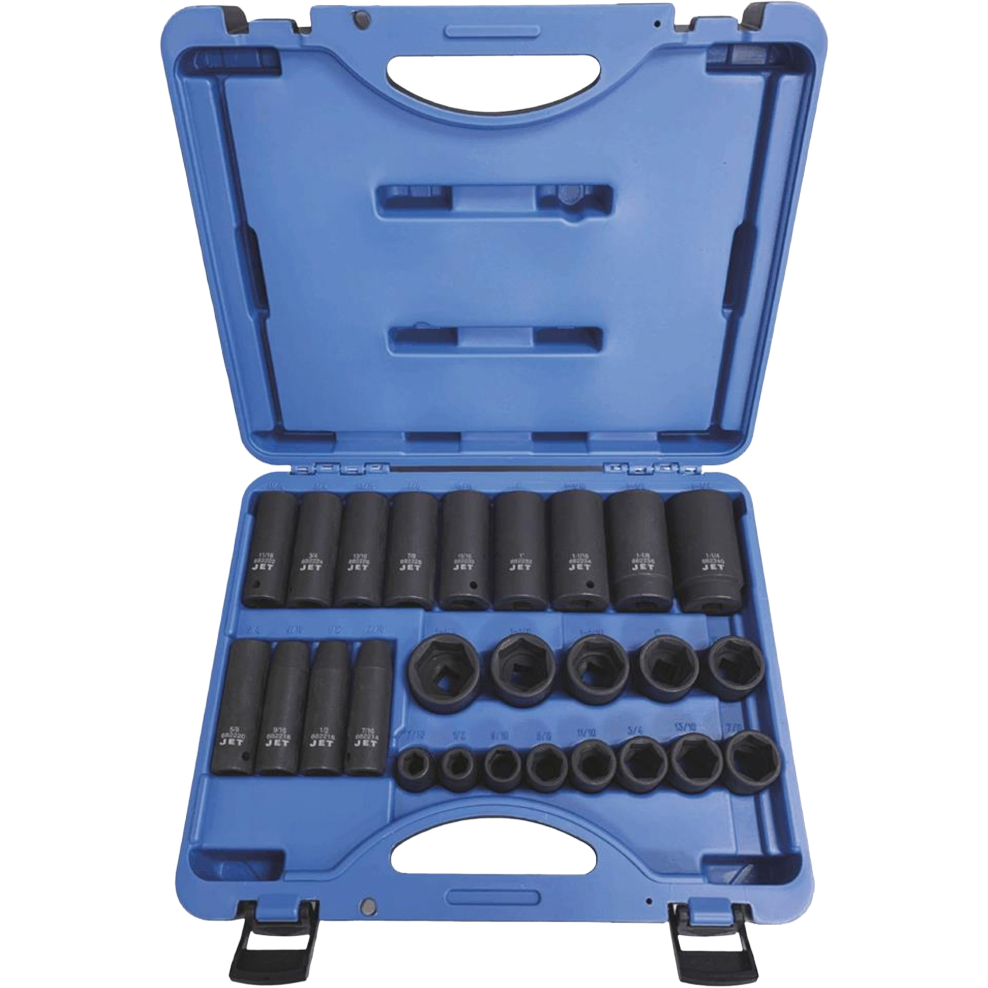 PS2612SD Jeux de douilles - régulières, 26 Mcx, Chocs, Prise de 1/2"