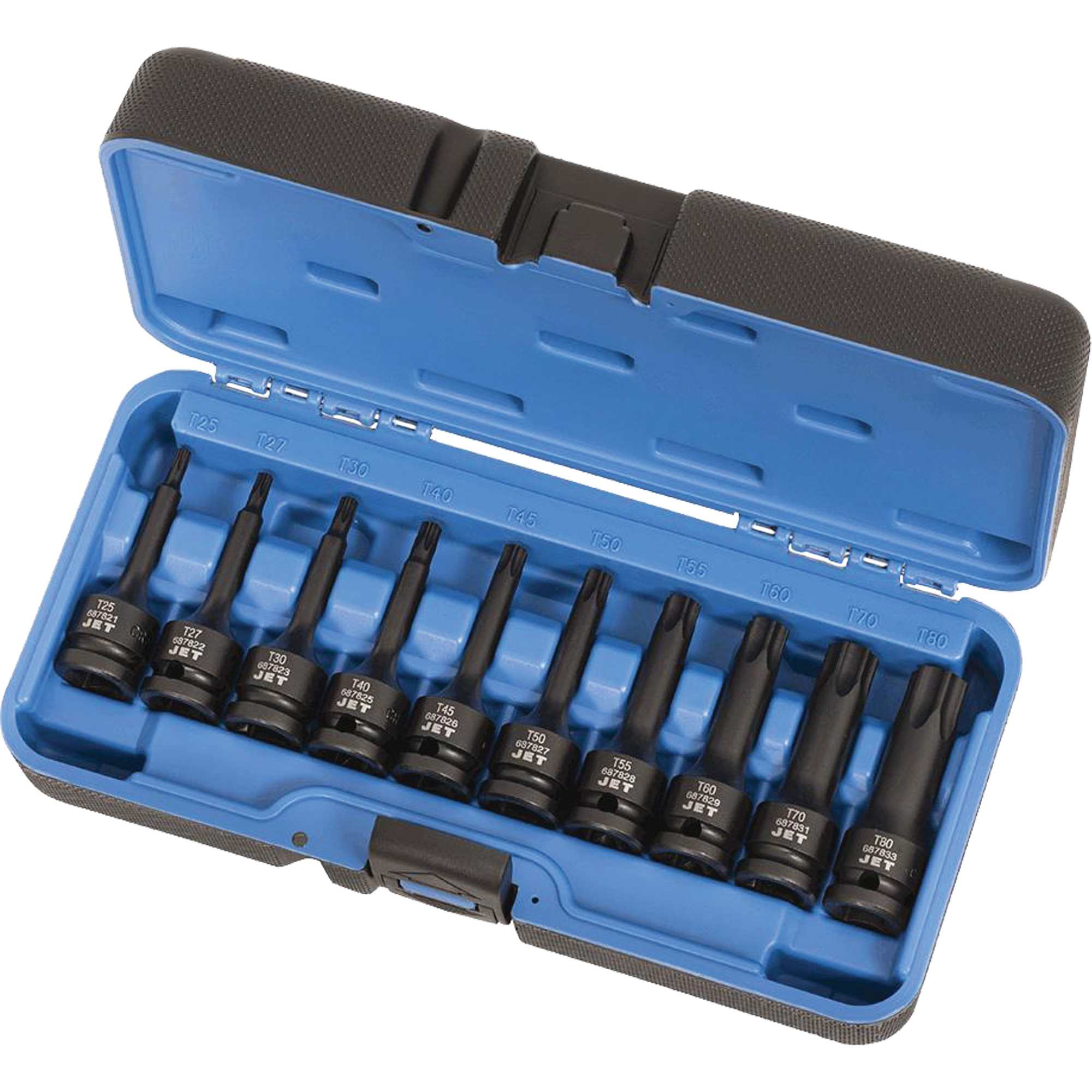 PTB-1210 Jeu de douilles à chocs DriveTorxMD à prise 1/2", TorxMD, Prise 1/2", 10 mr
