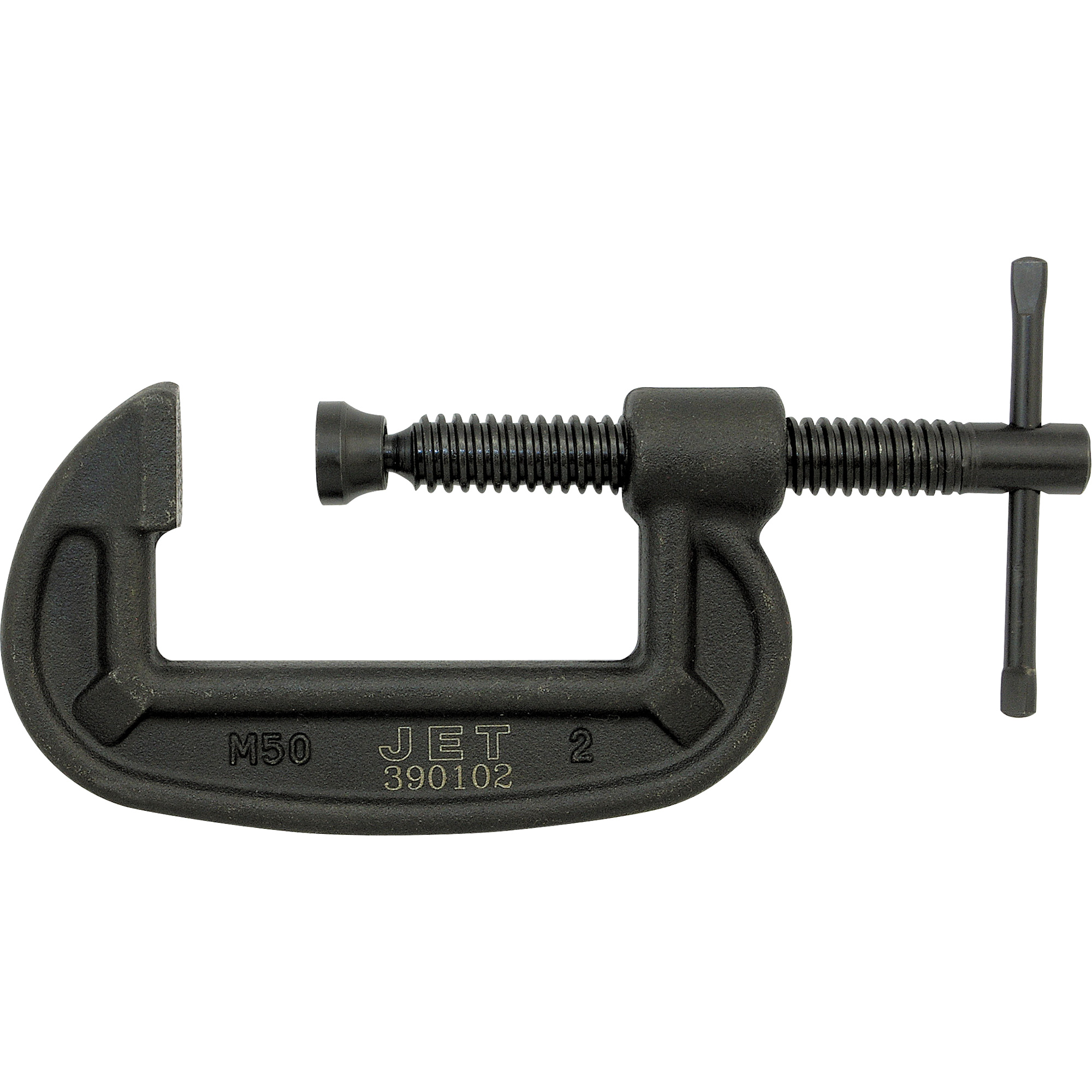 Serre-joint en C robuste, Capacité de 12" (304,8 mm), Profondeur de gorge de 4-1/2" (114,3 mm)