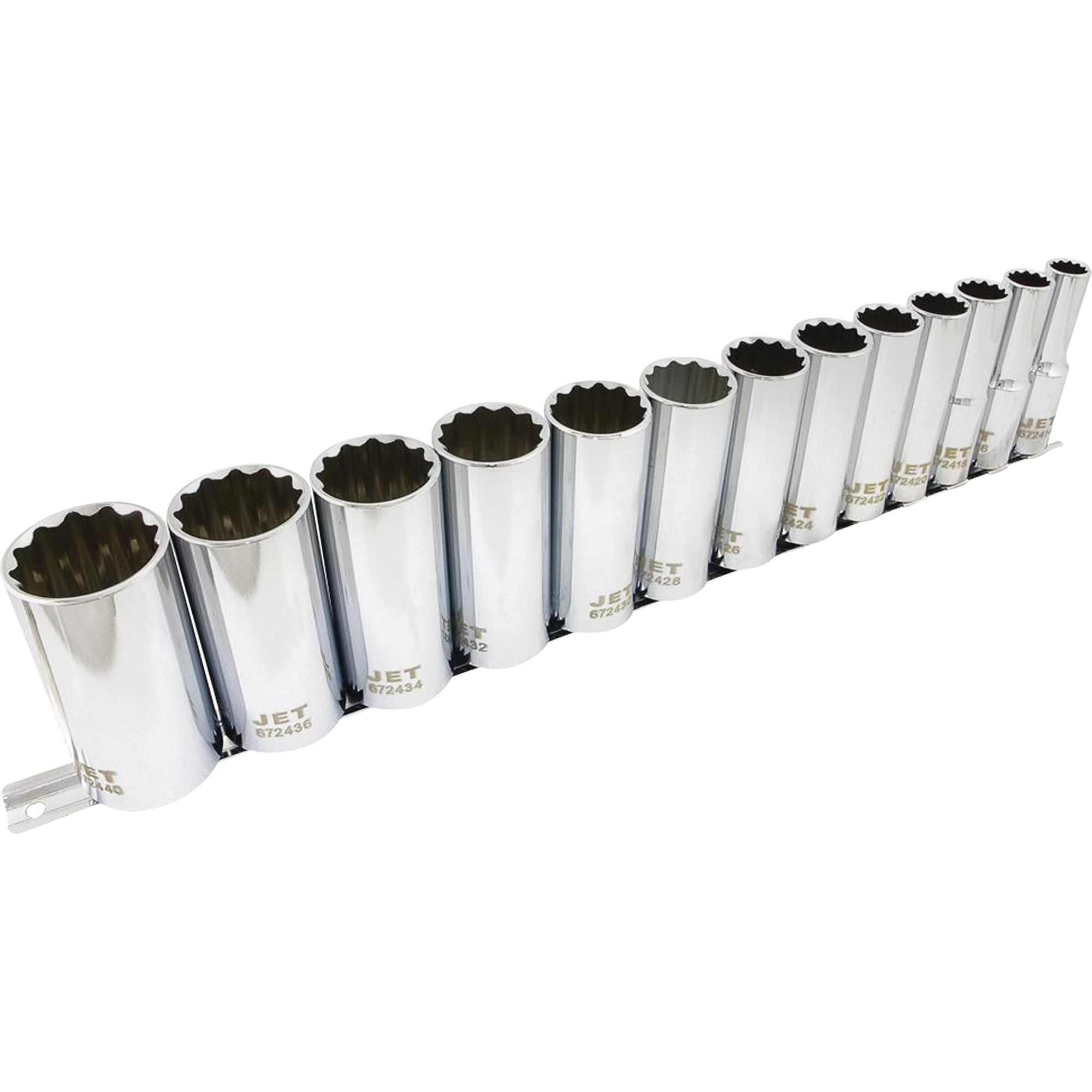 SS1213D-12 Jeu de clé à douille SAE à 12 pans, 13 Mcx, Prise de 1/2", Profond