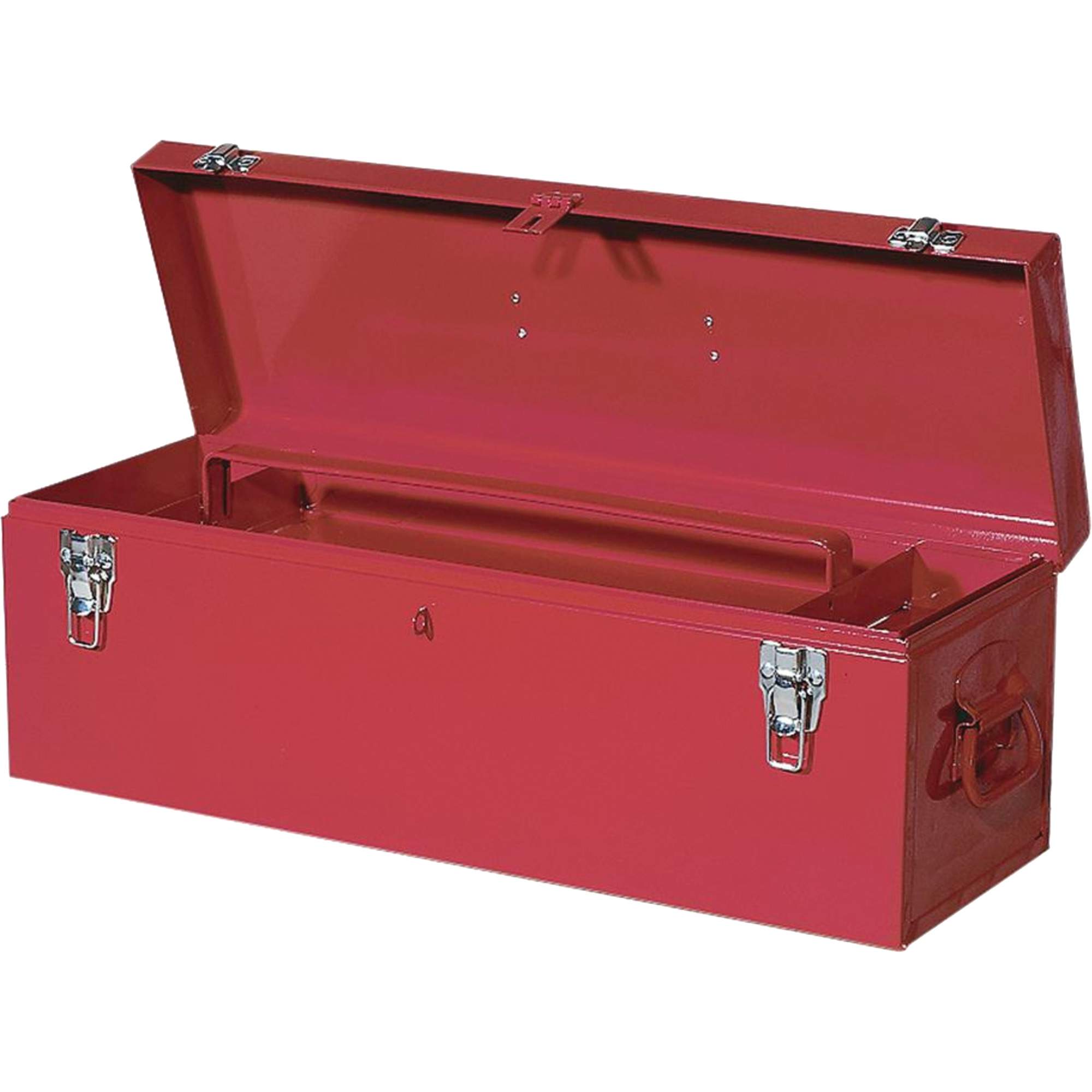 TB26 Boîte en acier pour outils manuels, 8-3/4" P x 26" la x 9-3/8" h, Rouge