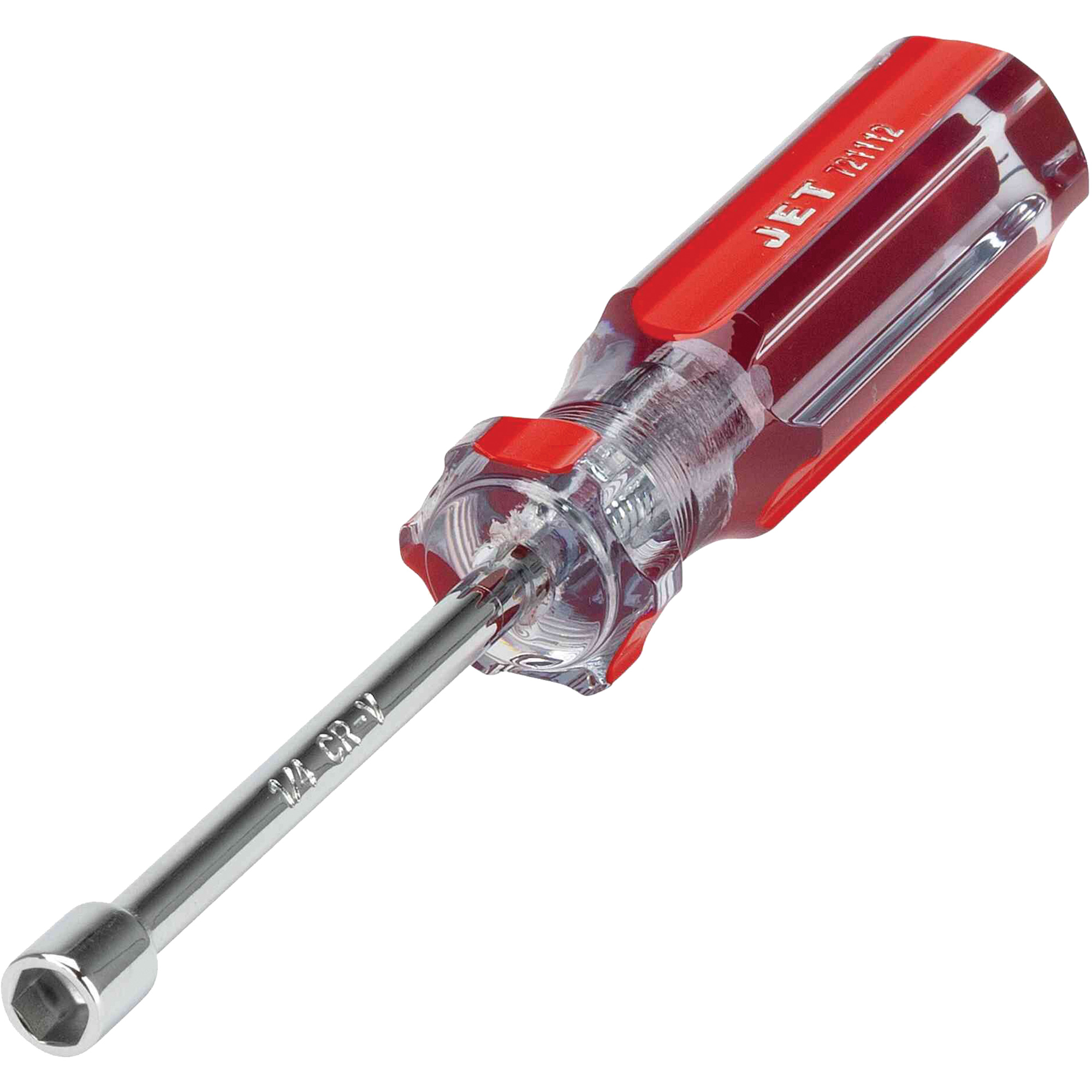 Tourne-écrou à manche géant, 1/4" prise, 3-1/2" lo, Non magnétique