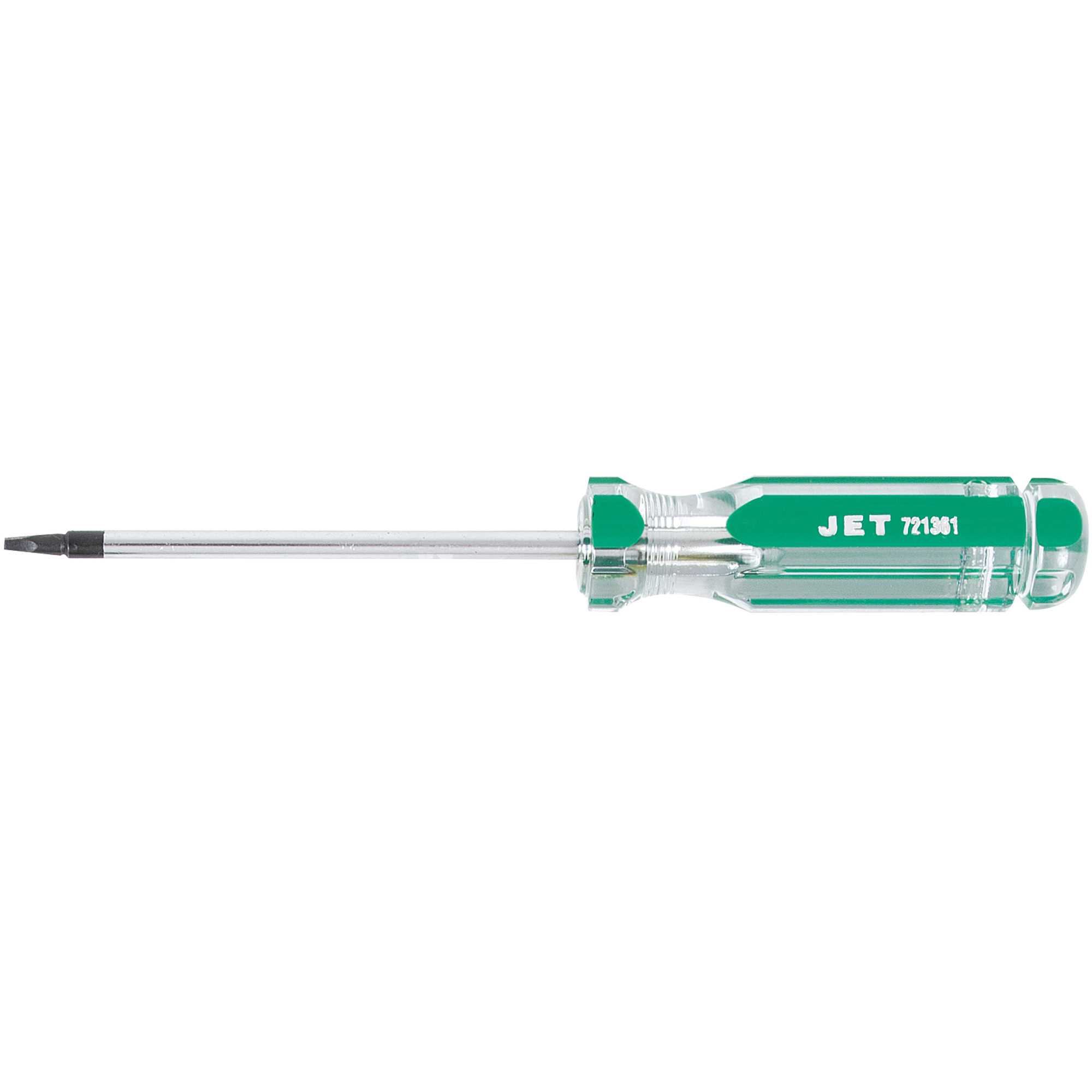Tournevis carré avec manche géant, Tige de #1, Ronde, 4" lo, Prise en Plastique