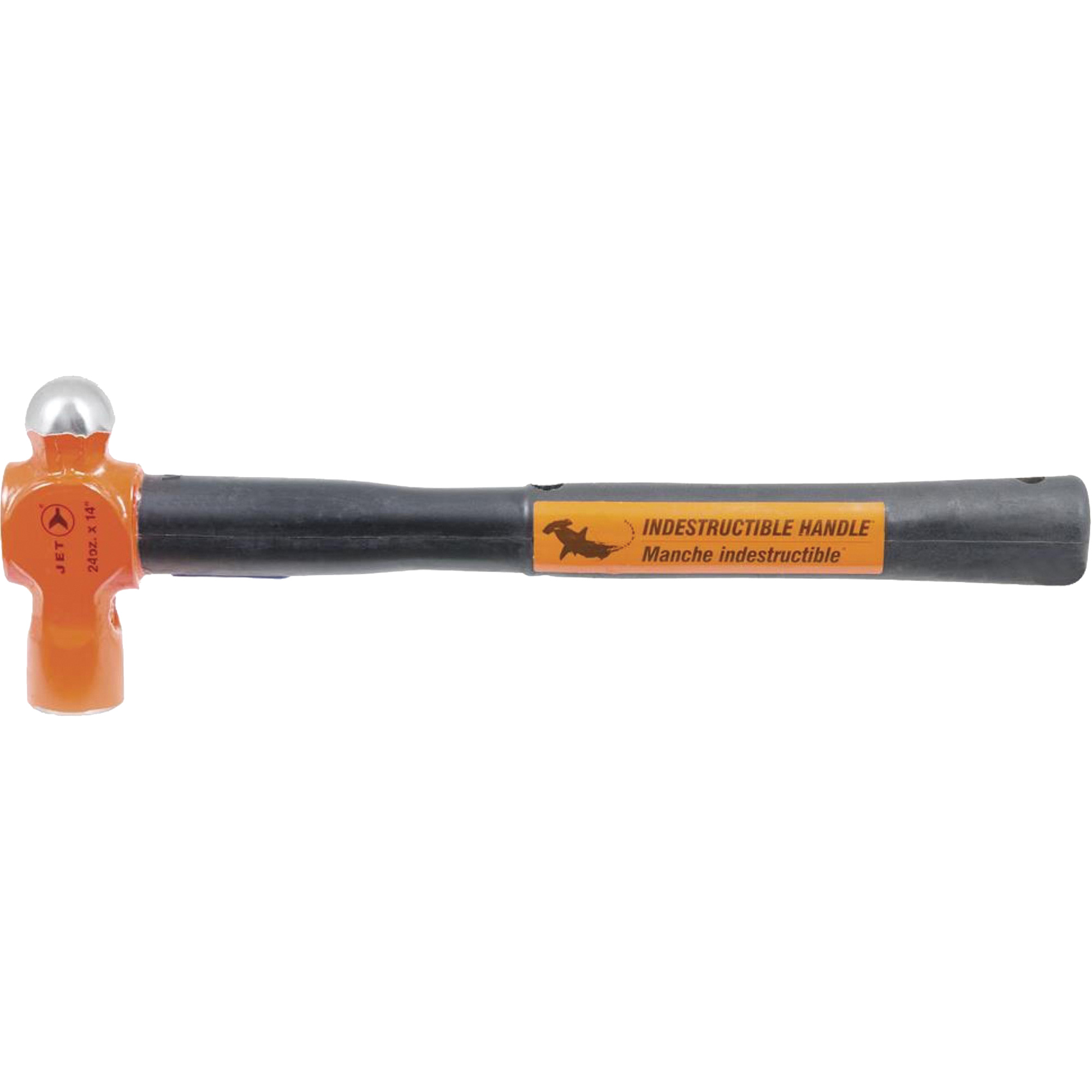 UBP-2414 Marteaux à panne sphérique avec manche indestructible, Poids de la tête 24 oz