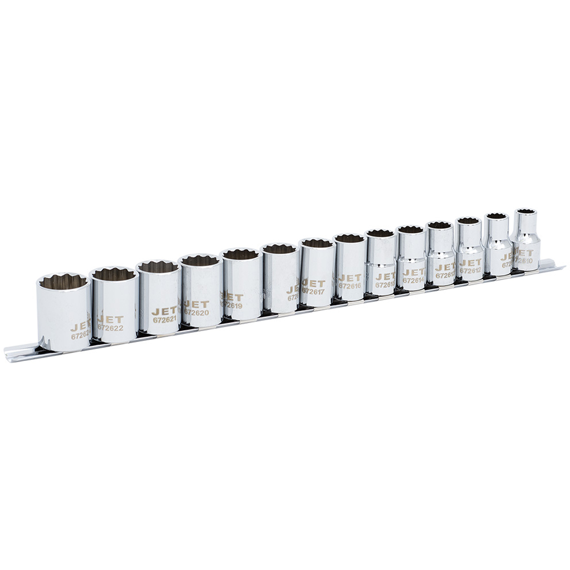 Jeu de douilles métriques, 14 Mcx, Prise de 1/2"