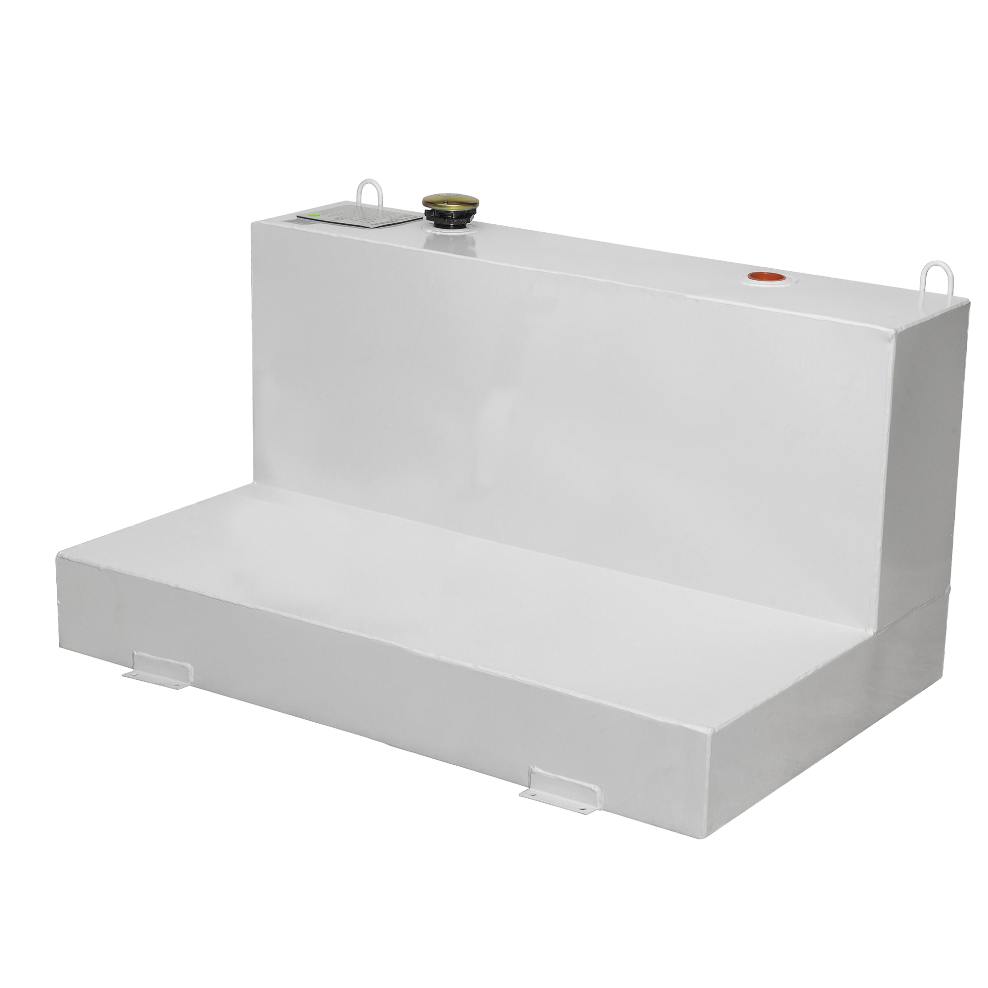 Réservoir de transfert pour carburant en acier, Acier, Capacité 100 gal., Blanc