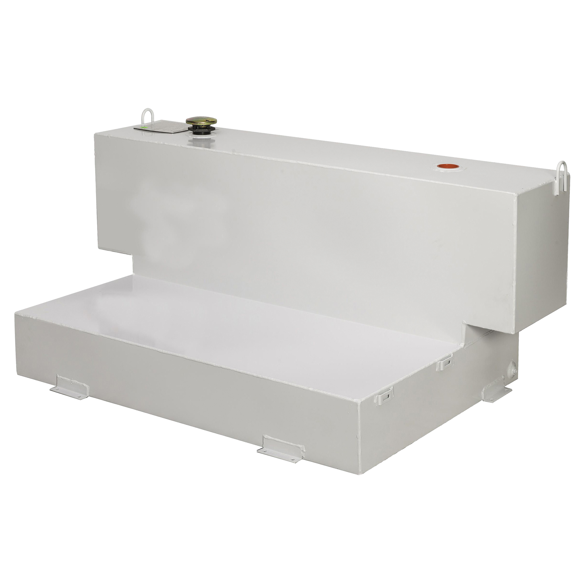 Réservoir de transfert pour carburant en acier, Acier, Capacité 100 gal., Blanc