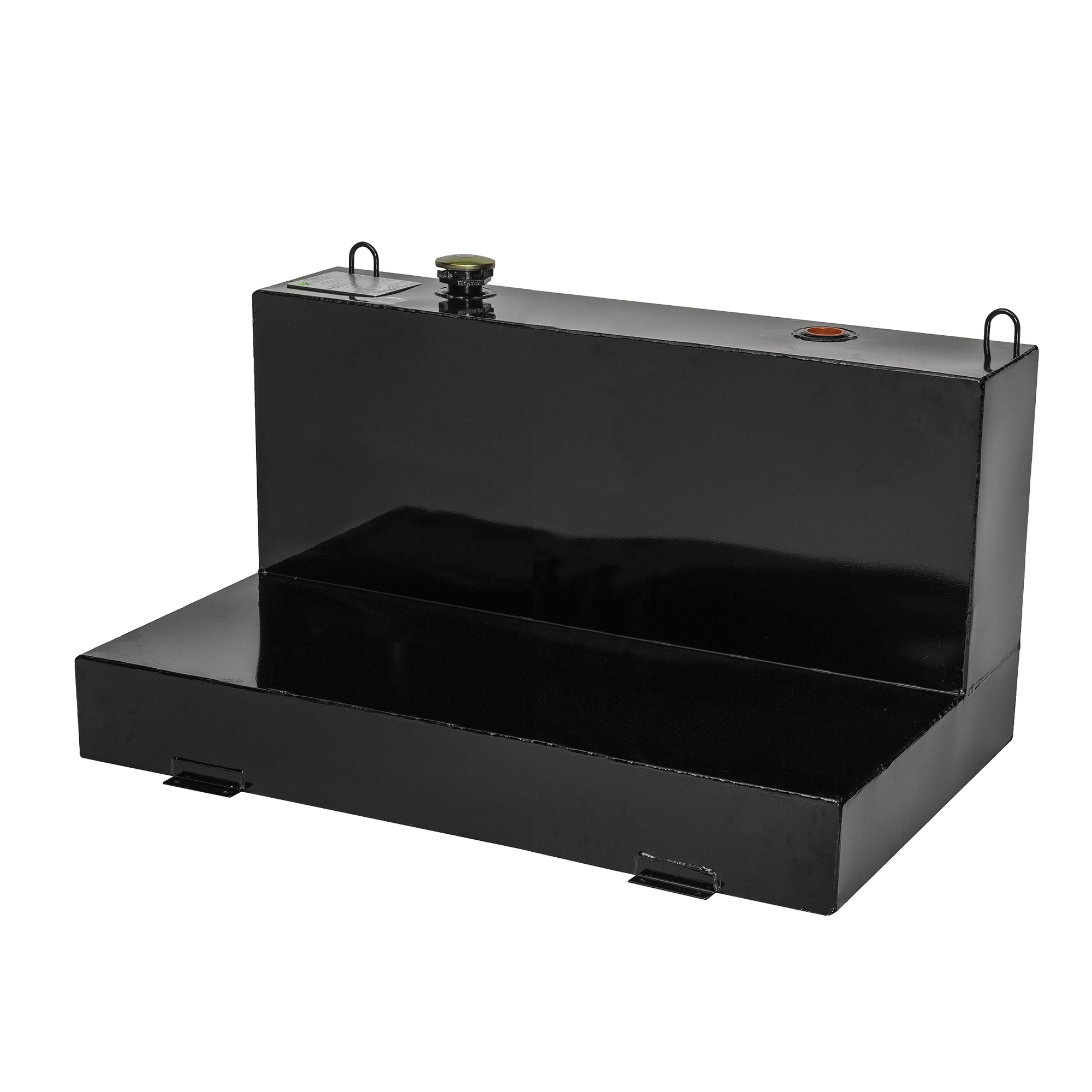Réservoir de transfert pour carburant en acier, Acier, Capacité 100 gal., Noir