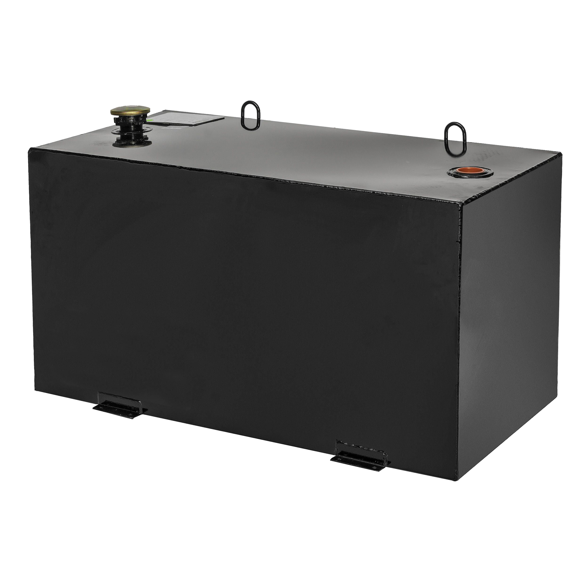 Réservoir de transfert pour carburant en acier, Acier, Capacité 100 gal., Noir